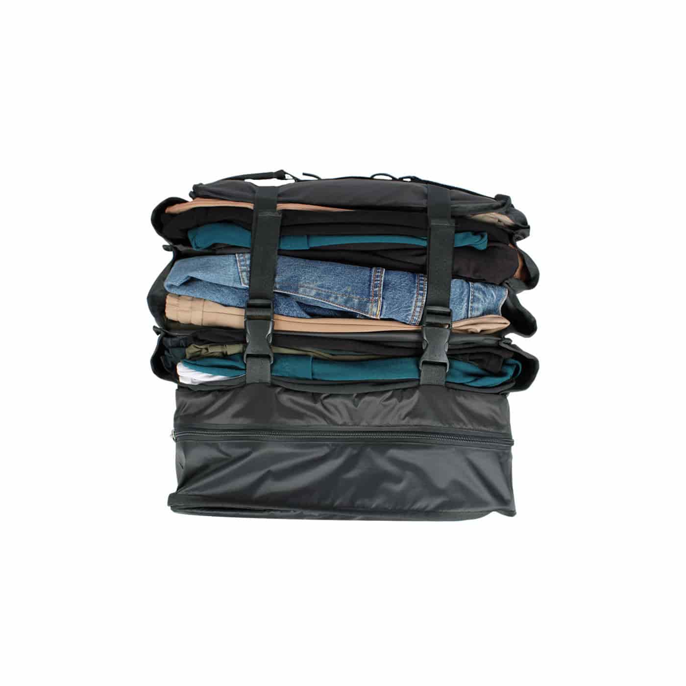 Cubos Organizador de viaje Acordeon 6 compartimientos Light Gris - miniatura 4