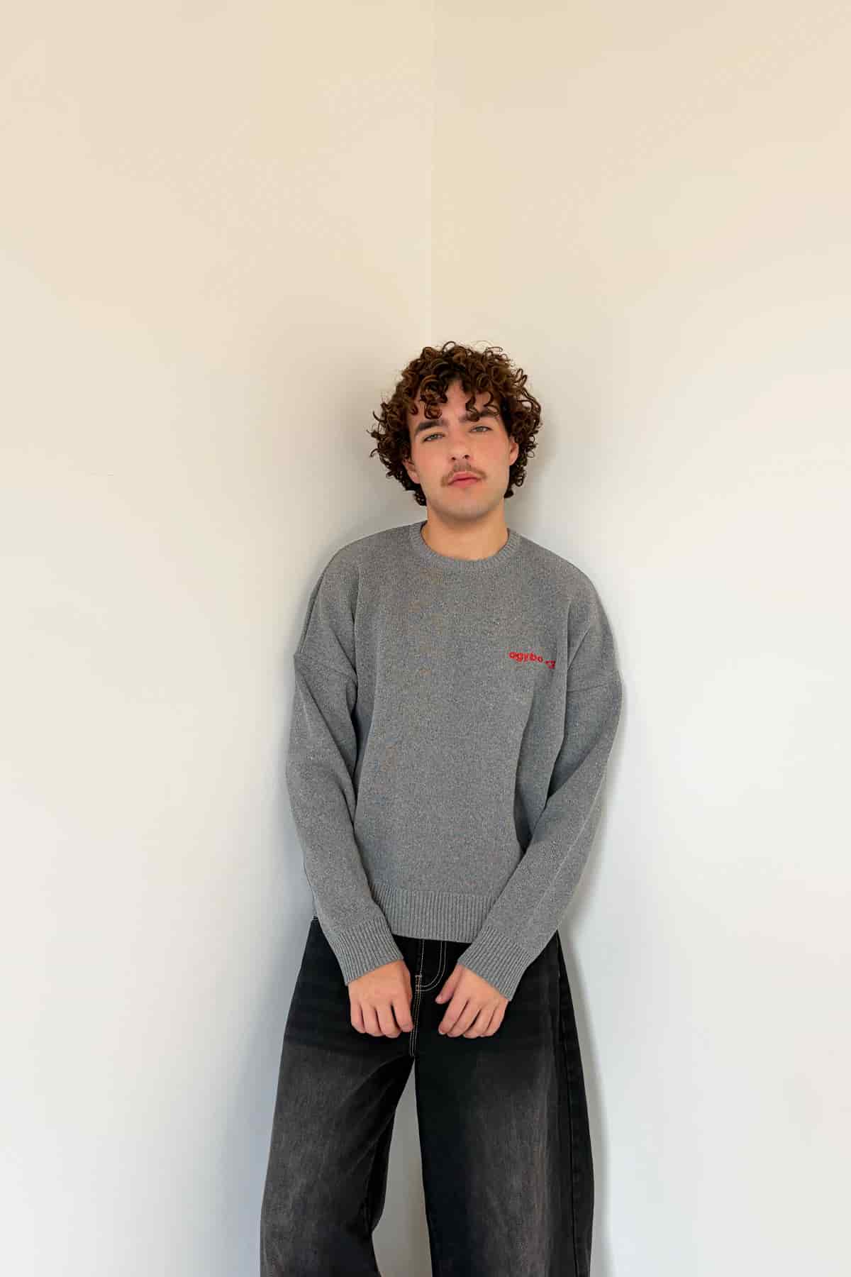 LOGO <3 SWEATER DARK GREY - miniatura 3