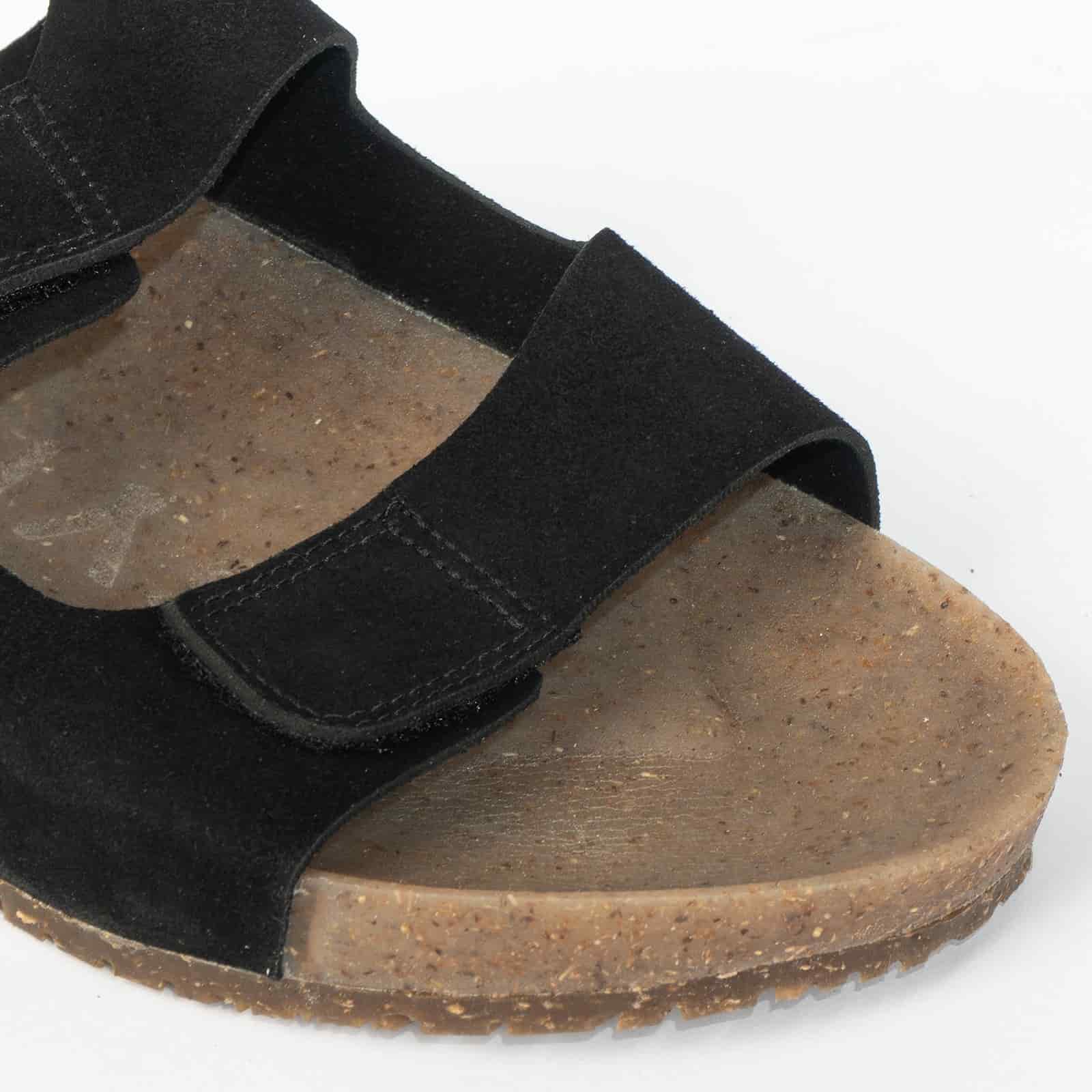 Sandalias dos correas Negras - miniatura 3