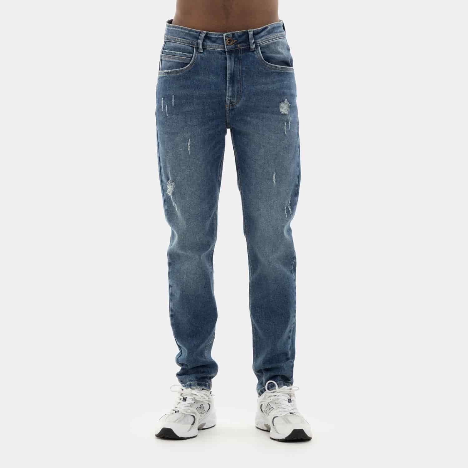 Skinny Fit Jeans Dark Blue - miniatura 3