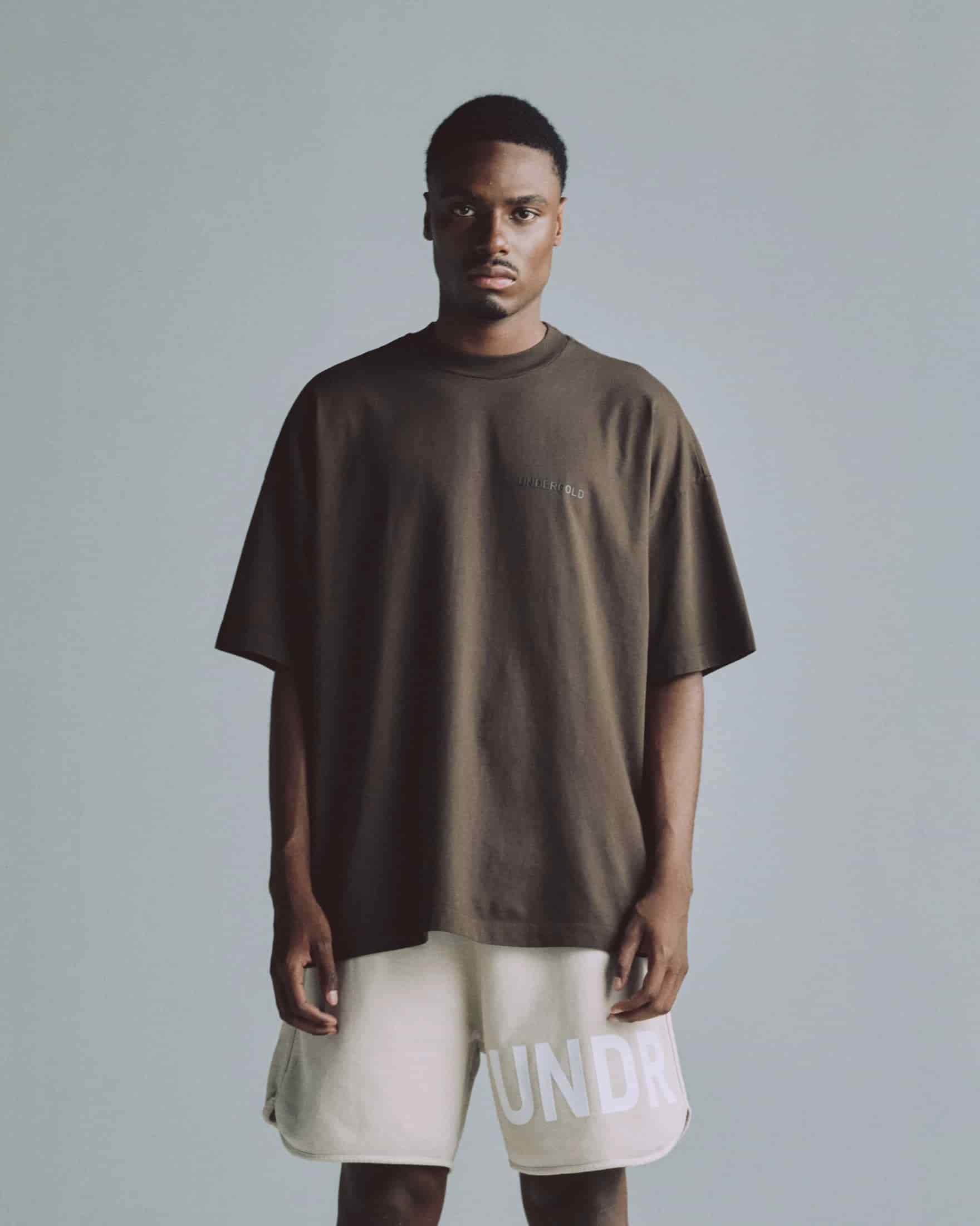 Line Logo Tshirt Brown - miniatura 2