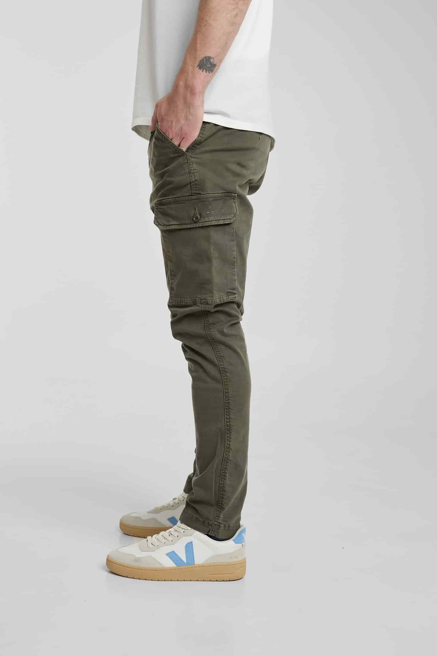 Pantalón Cargo Verde Militar - miniatura 8