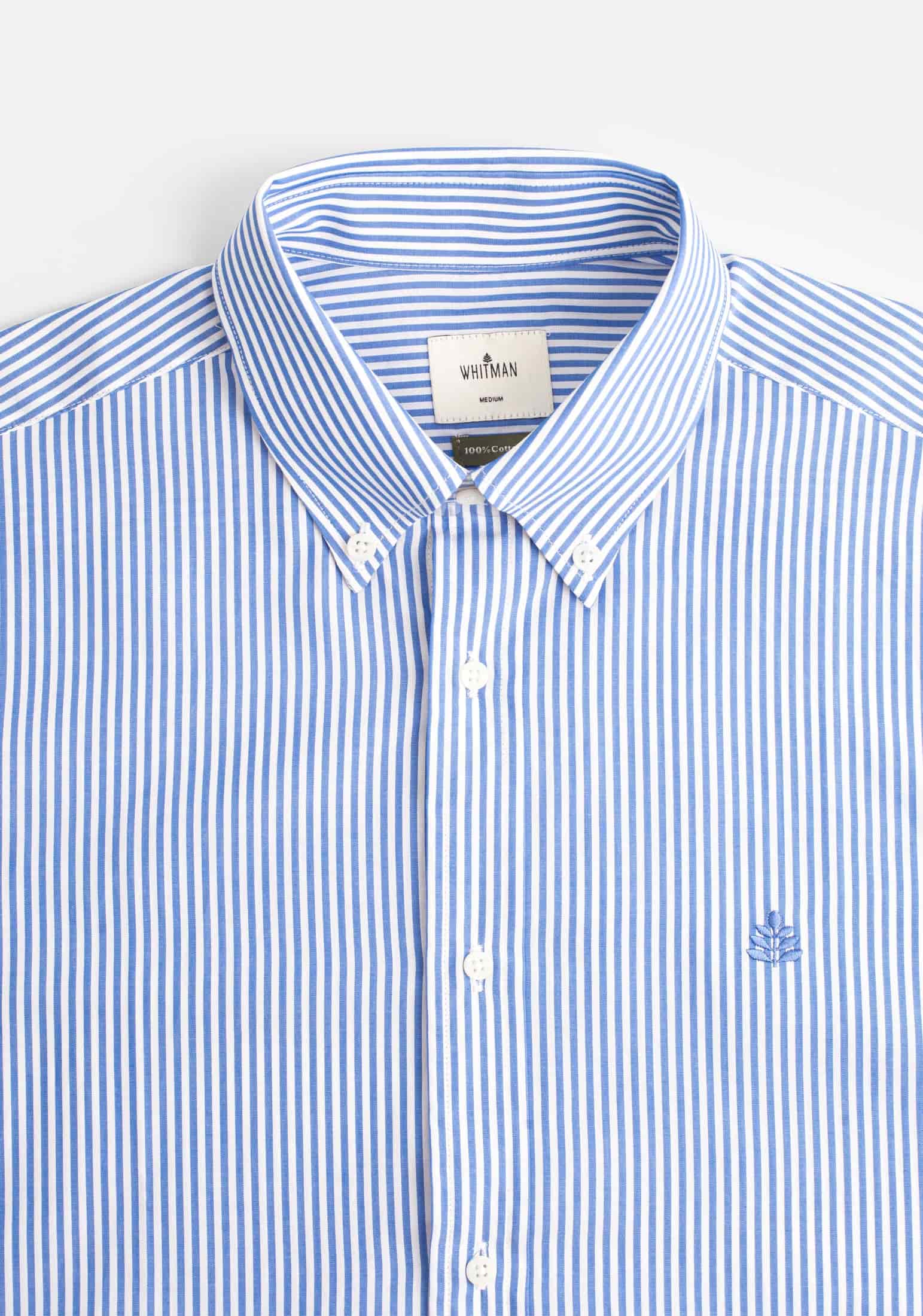 Camisa H CBD Rayas L-Atn Azul Osc - miniatura 2