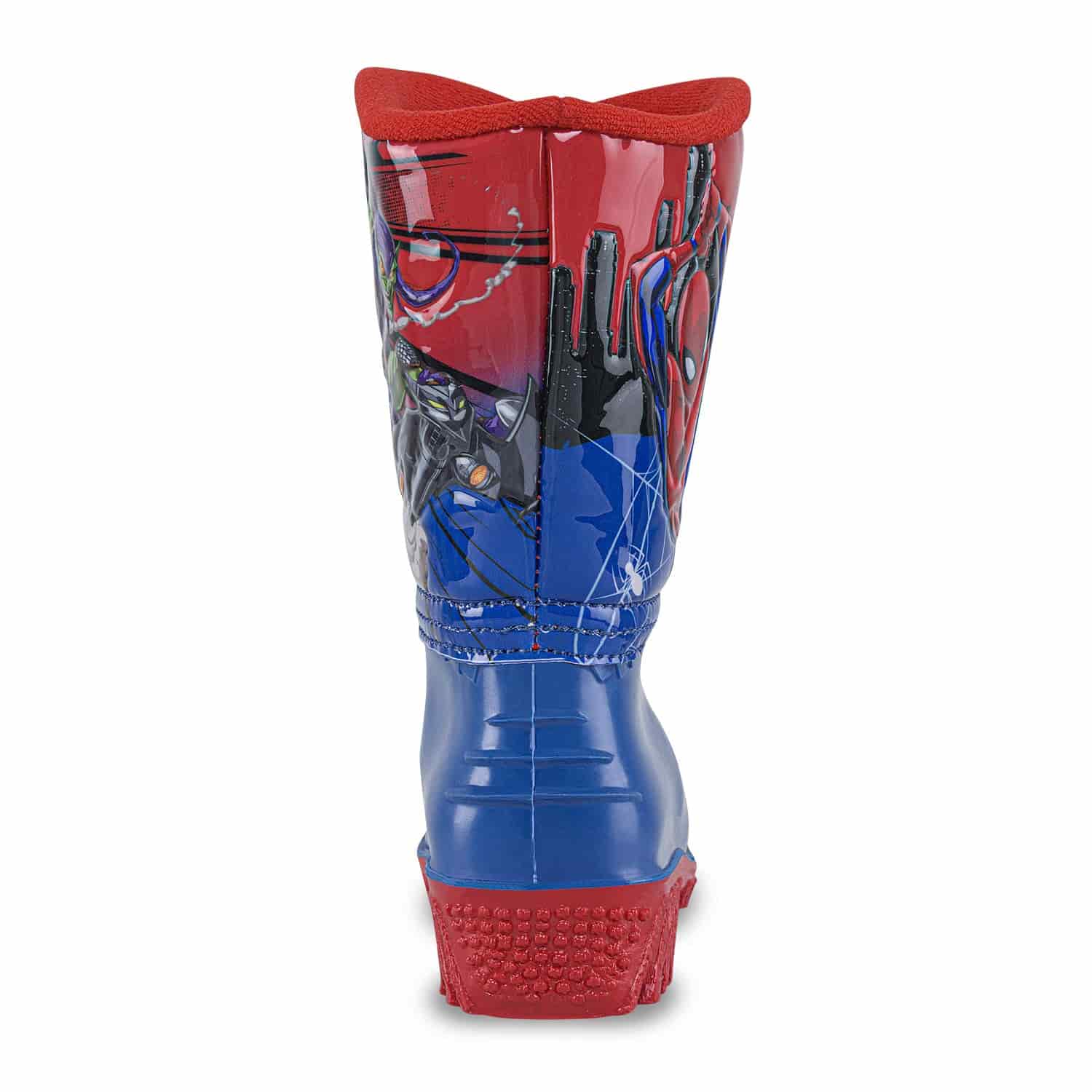Botas Lluvia Spiderman Parker Azul-Rojo Disney Para Niño - miniatura 6