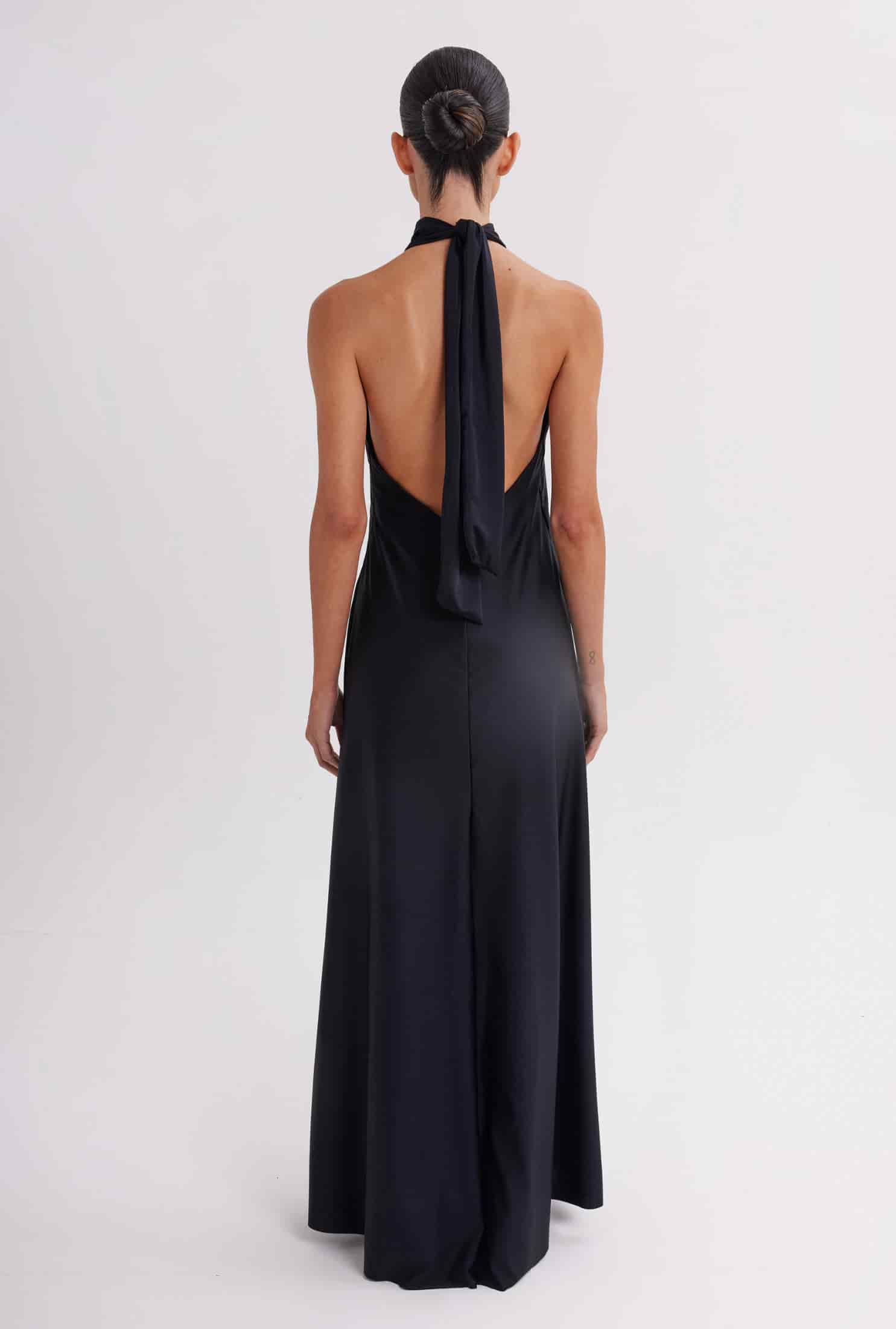 Vestido Largo Mujer Aradia Black - miniatura 3