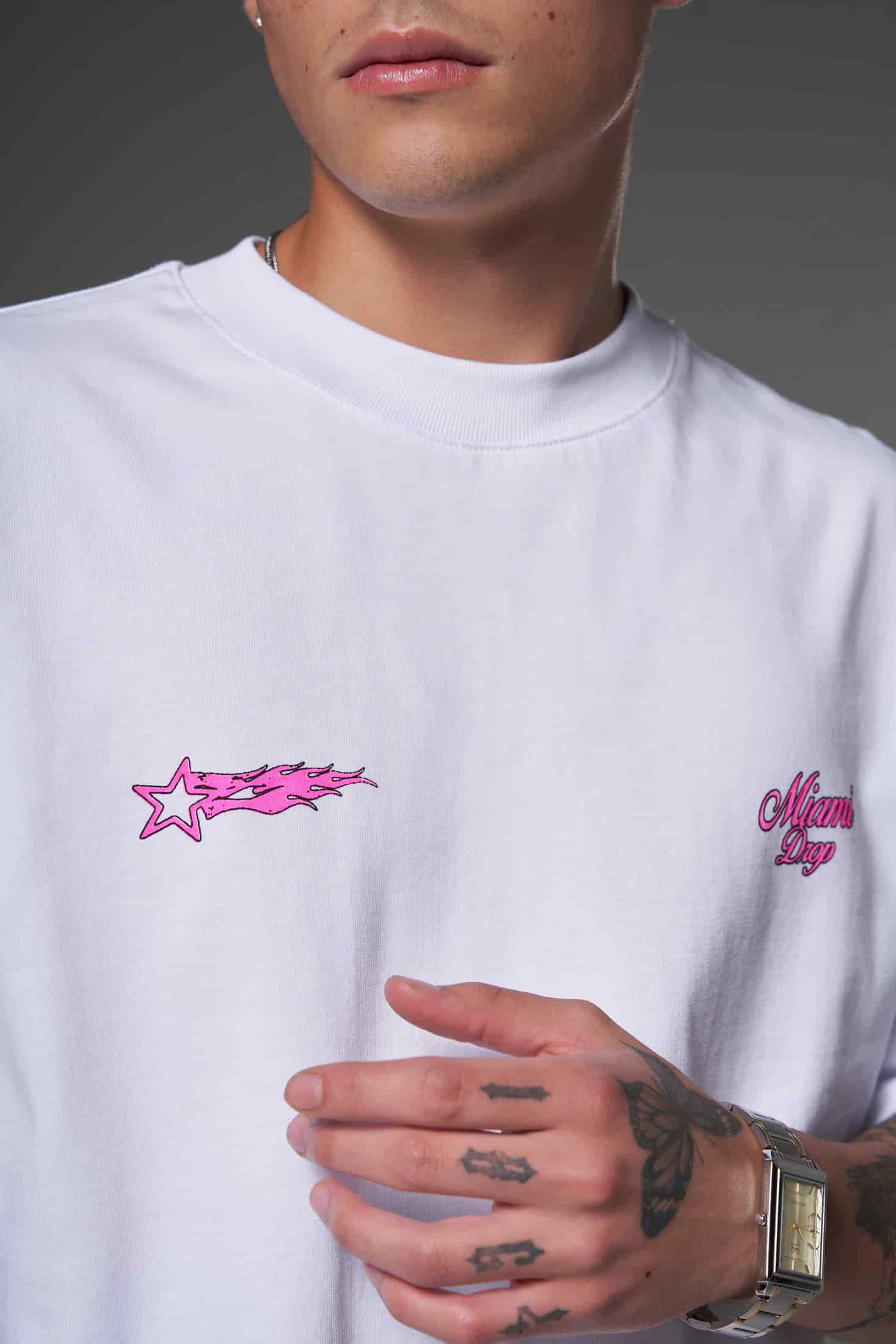 T shirt estrellas dream rosa 250 gramos 14600 - miniatura 5