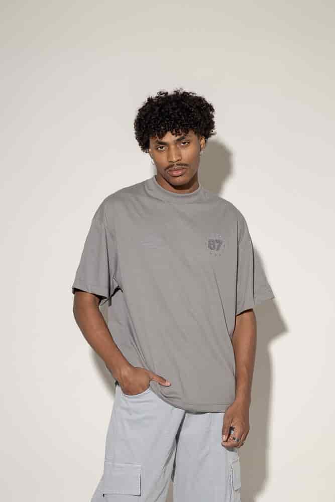 Oversized Redemption 87-Gris - miniatura 1
