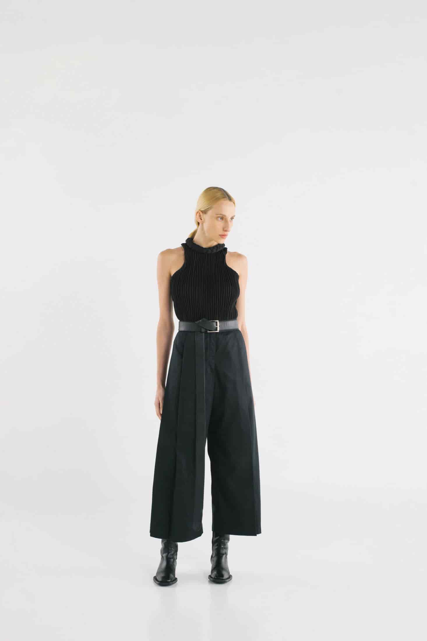 JAPANESE CULOTTE DRILL PANTS - miniatura 2