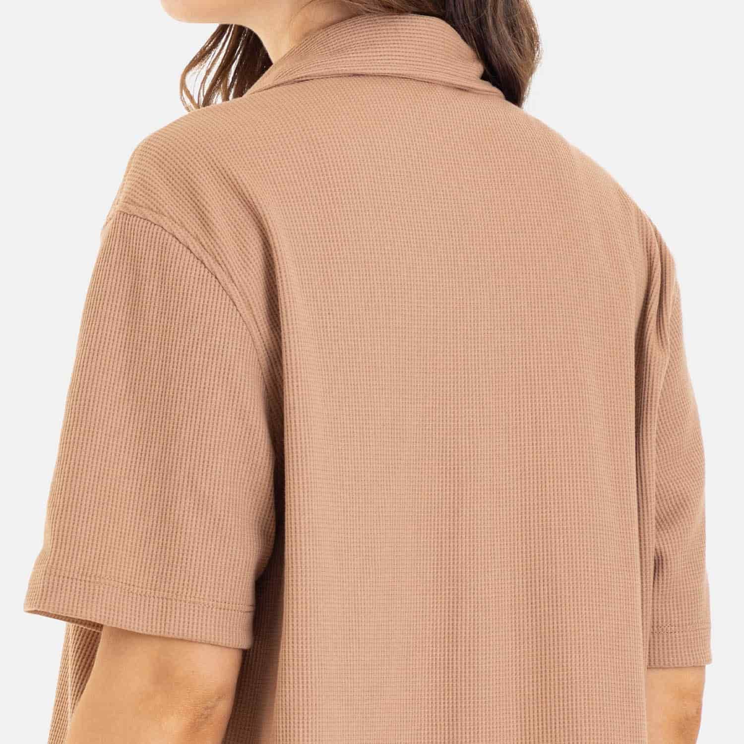 Relaxed Short Sleeve Shirt Mocca - miniatura 13