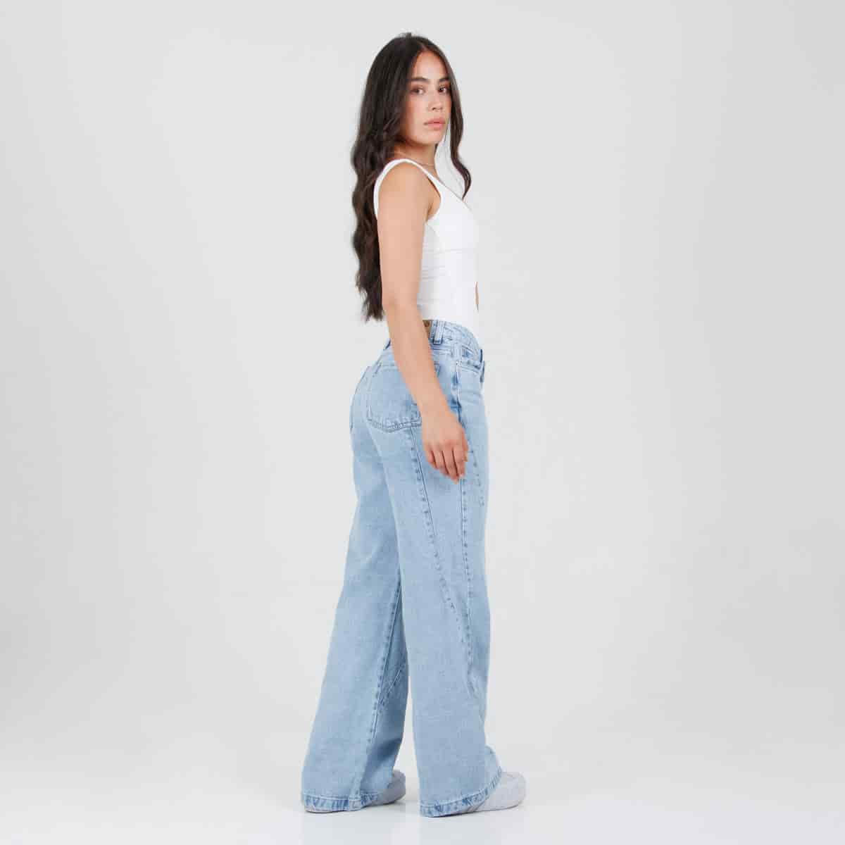 Jean Axspen Wide Leg Ax-3026 Rigido - miniatura 1