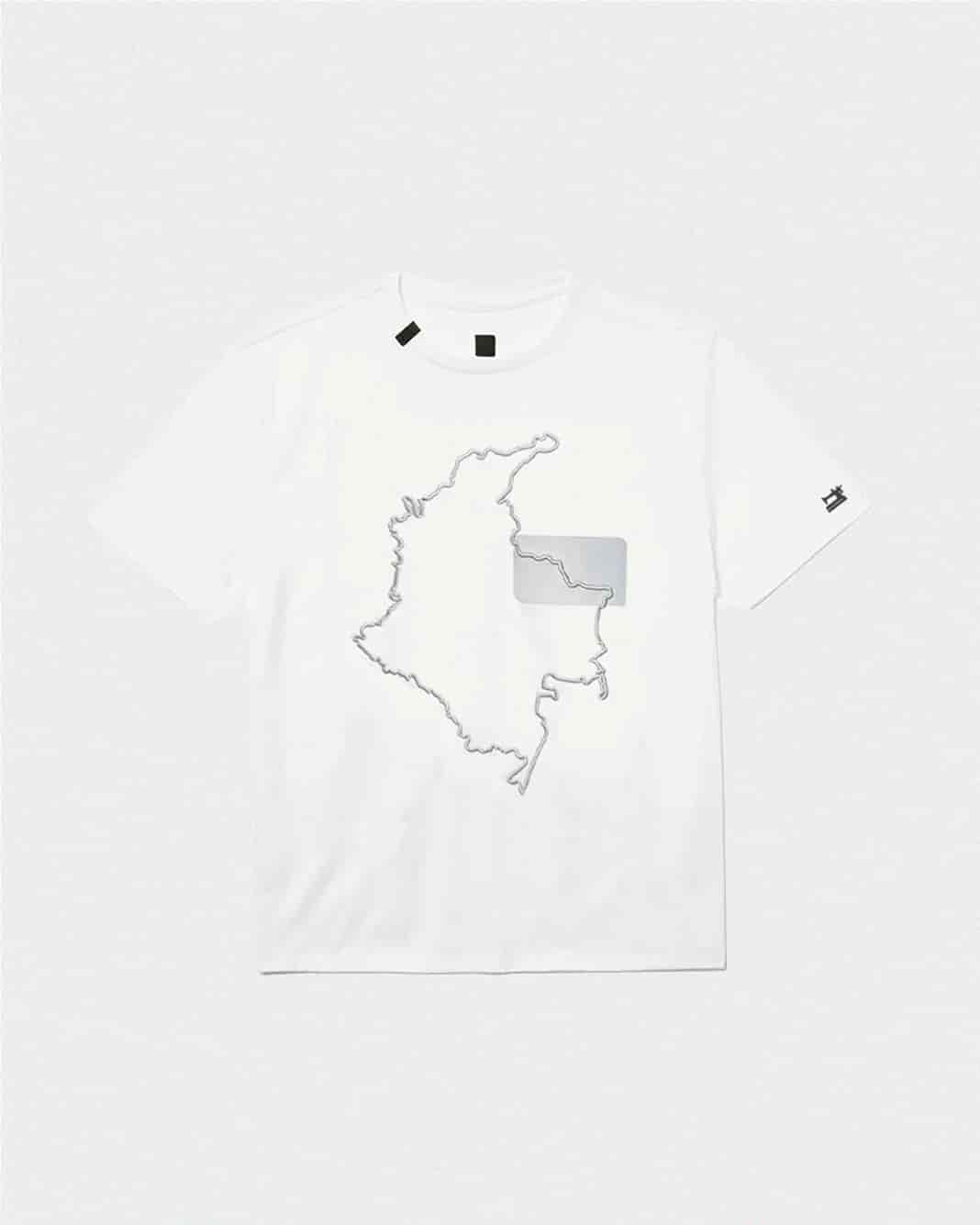 CAMISETA MAPA DE COLOMBIA - miniatura 1