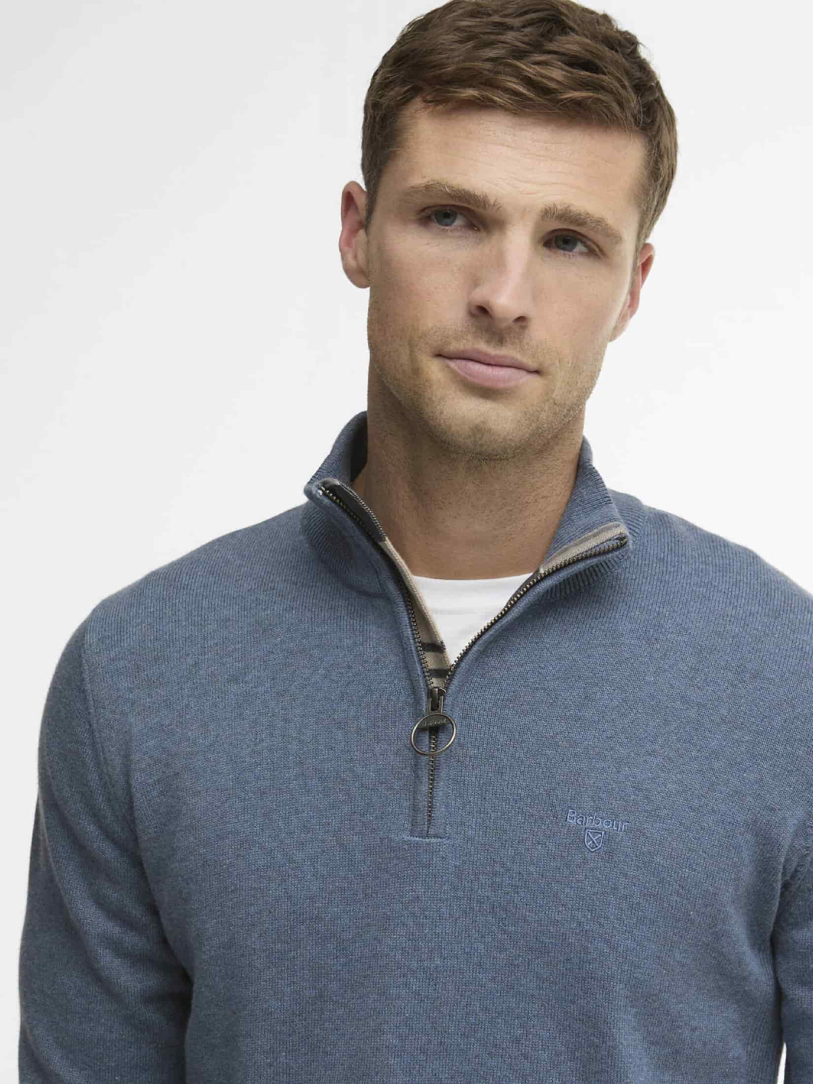 Cotton Quarter-Zip Jumper - miniatura 19