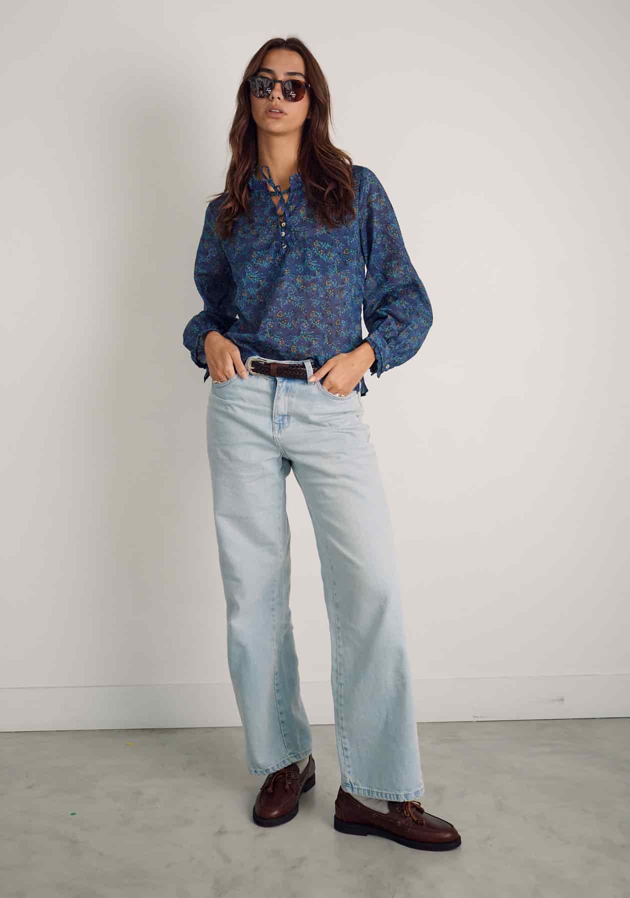Blusa M Amelia Estampado Azul - miniatura 2