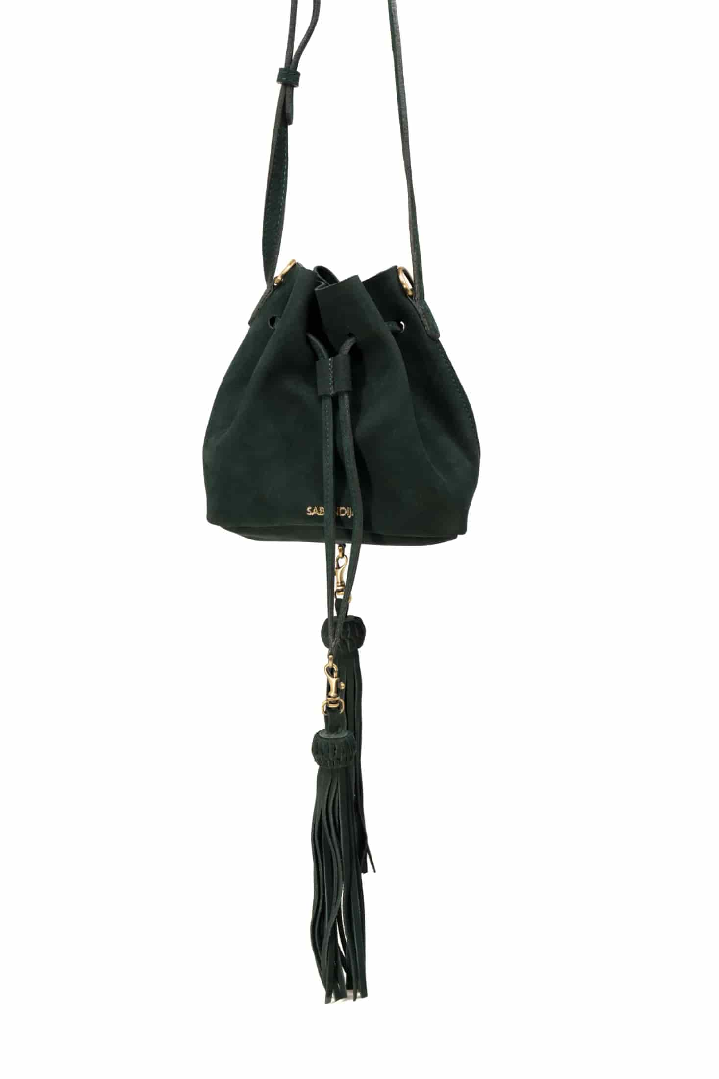 Lechuza suede crossbody bag - miniatura 1