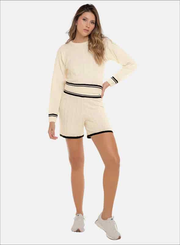 SHORT CASUAL TEJIDO EN HILO - PRECIO ESPECIAL - miniatura 2