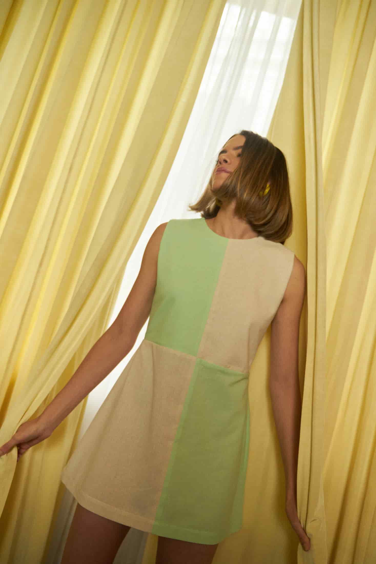 AFTERNOON TEA DRESS (BABY GREEN) - miniatura 1