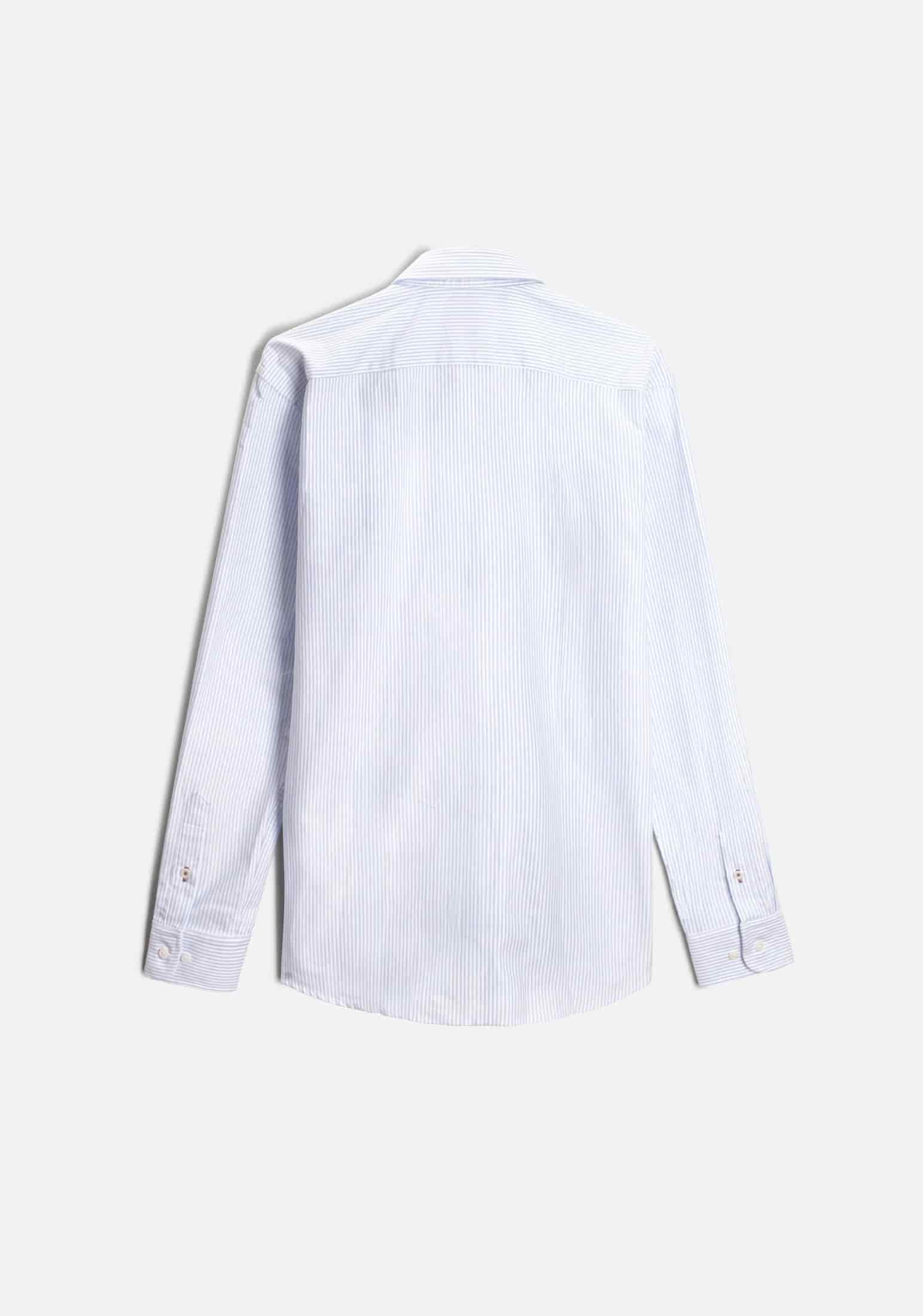 Camisa H CBD Rayas L-Vin Blanco-Azul - miniatura 4