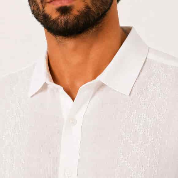 GUAYABERA ML 100% LINO HOMBRE - miniatura 4
