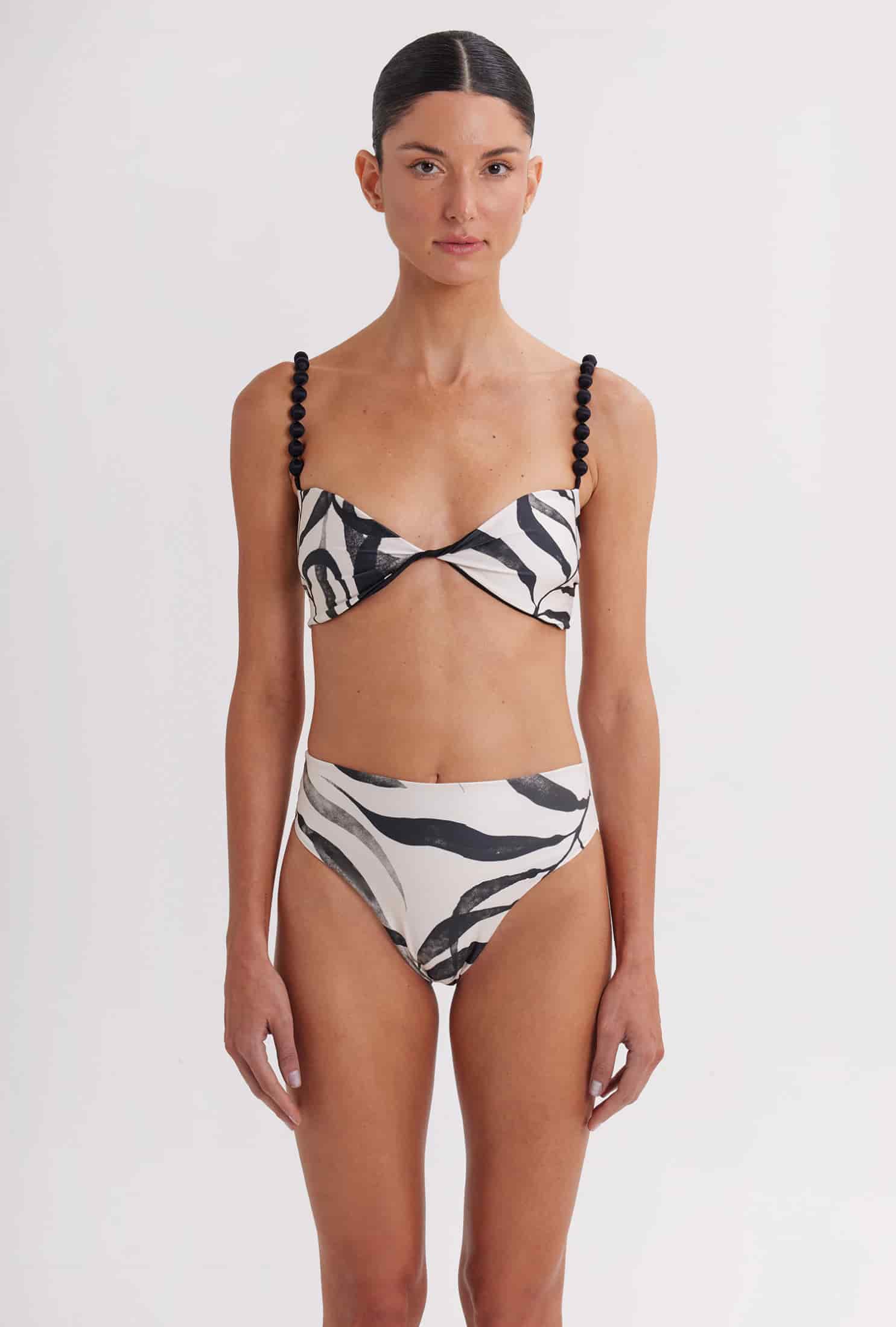 Bottom de Bikini High Ruby Wavy Leaf - miniatura 2
