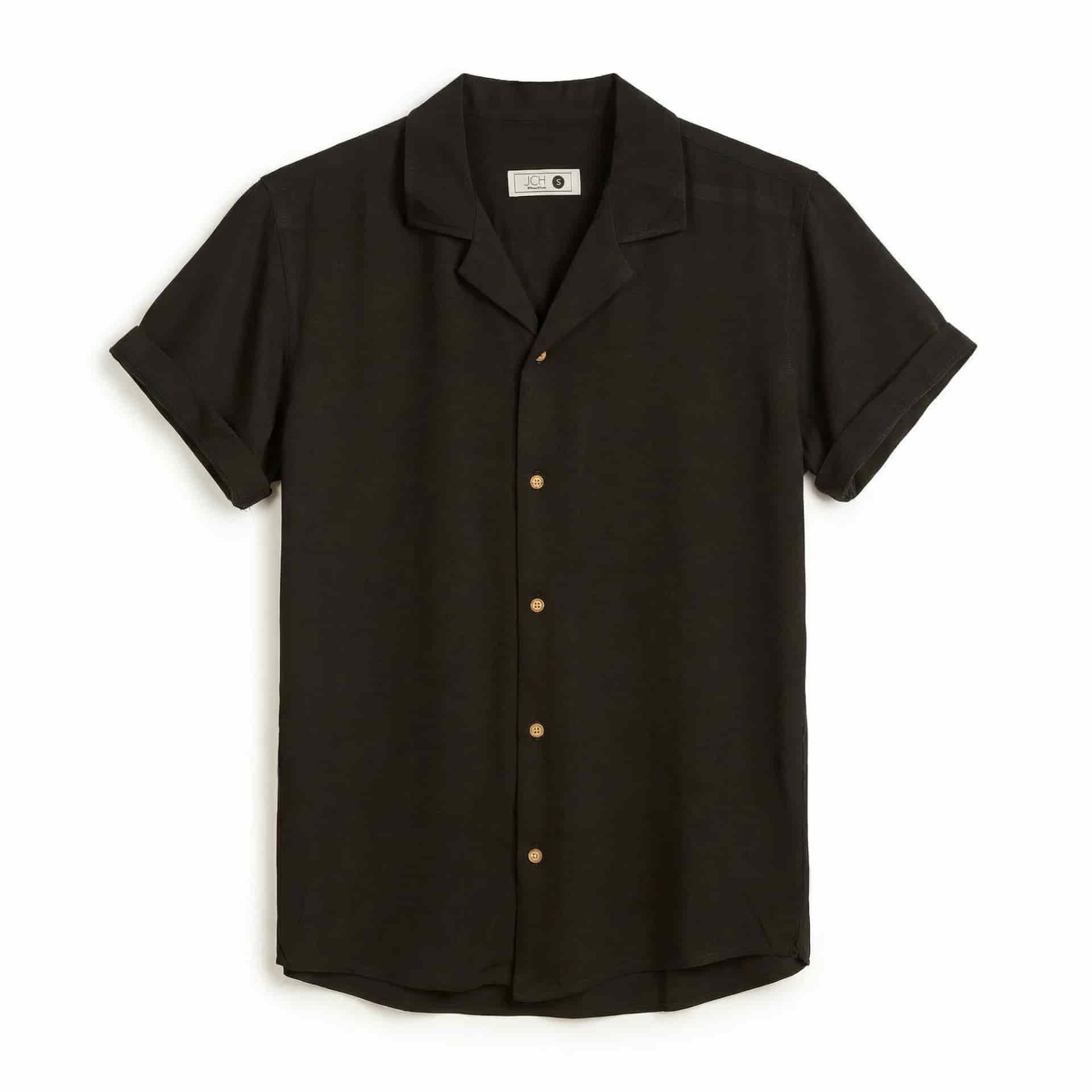 Camisa Bowling Negra B08 - miniatura 3