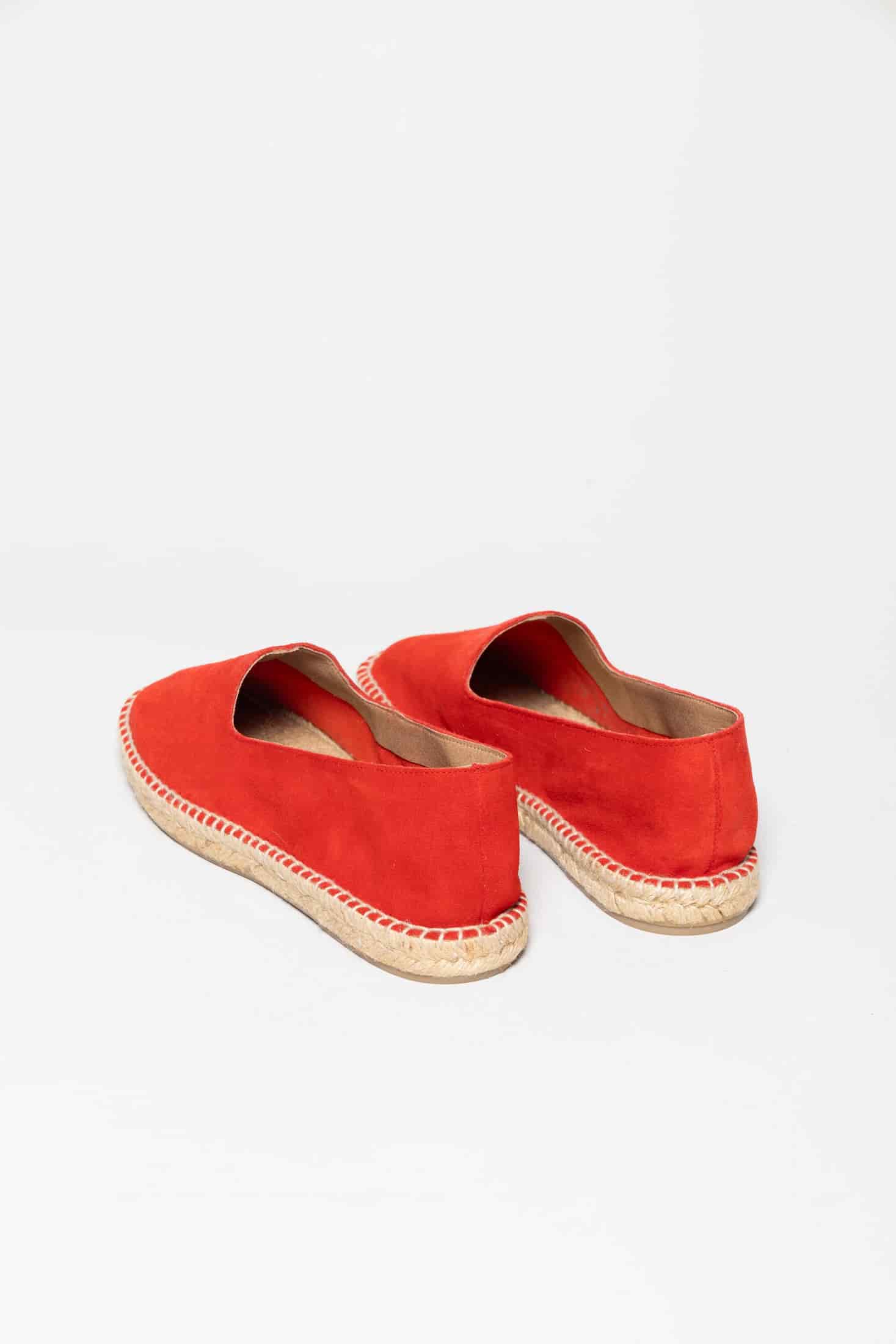 Men's leather espadrille red - miniatura 3