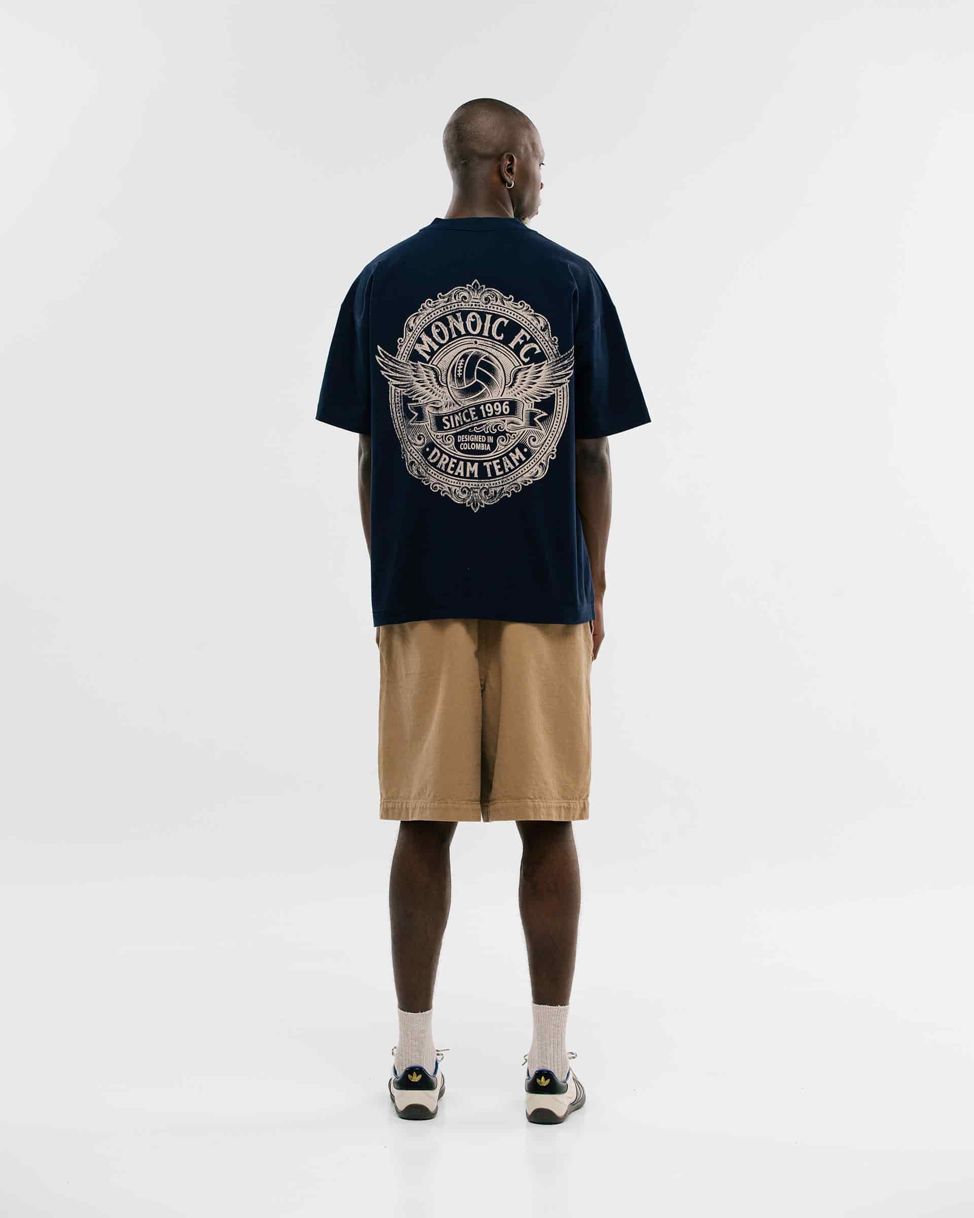 Camiseta Oversized Retro Dream Team - Navy Blue - miniatura 7