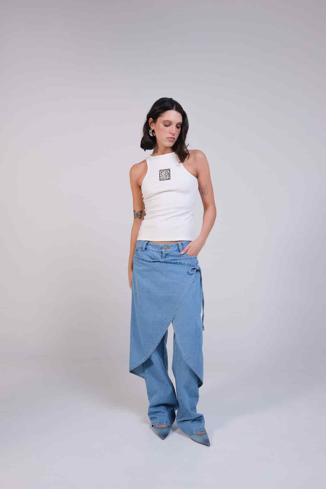 PANTALÓN POSITANO DENIM - miniatura 1