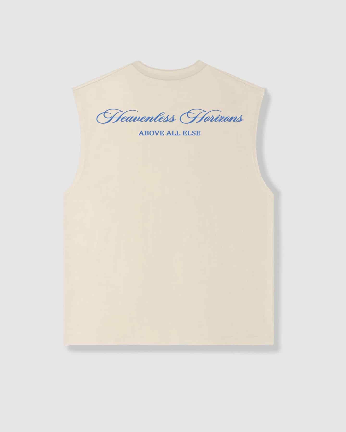 Oversized Sleeveless Higher Still Vanilla - miniatura 2