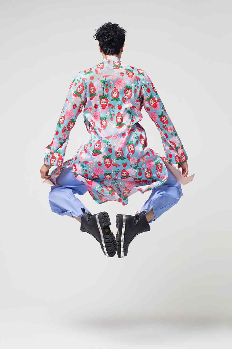 Blusón Unisex / Fresas con crema - miniatura 2