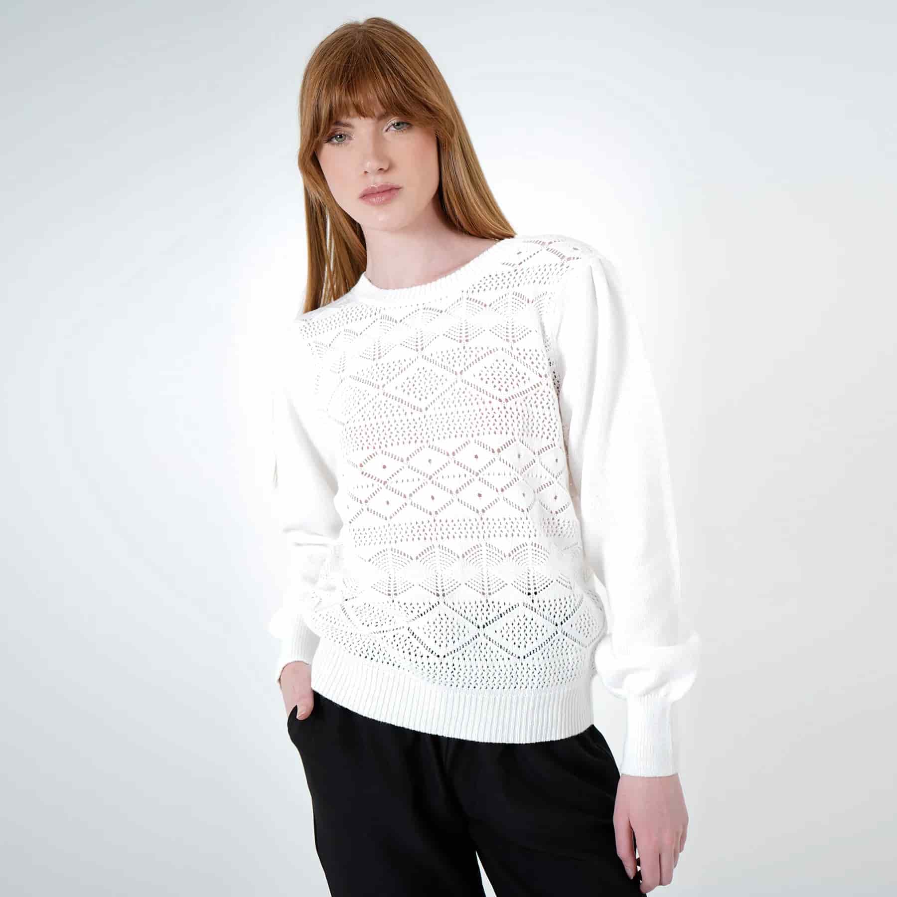 Sweater Cuello Camisero Manga Larga - miniatura 6