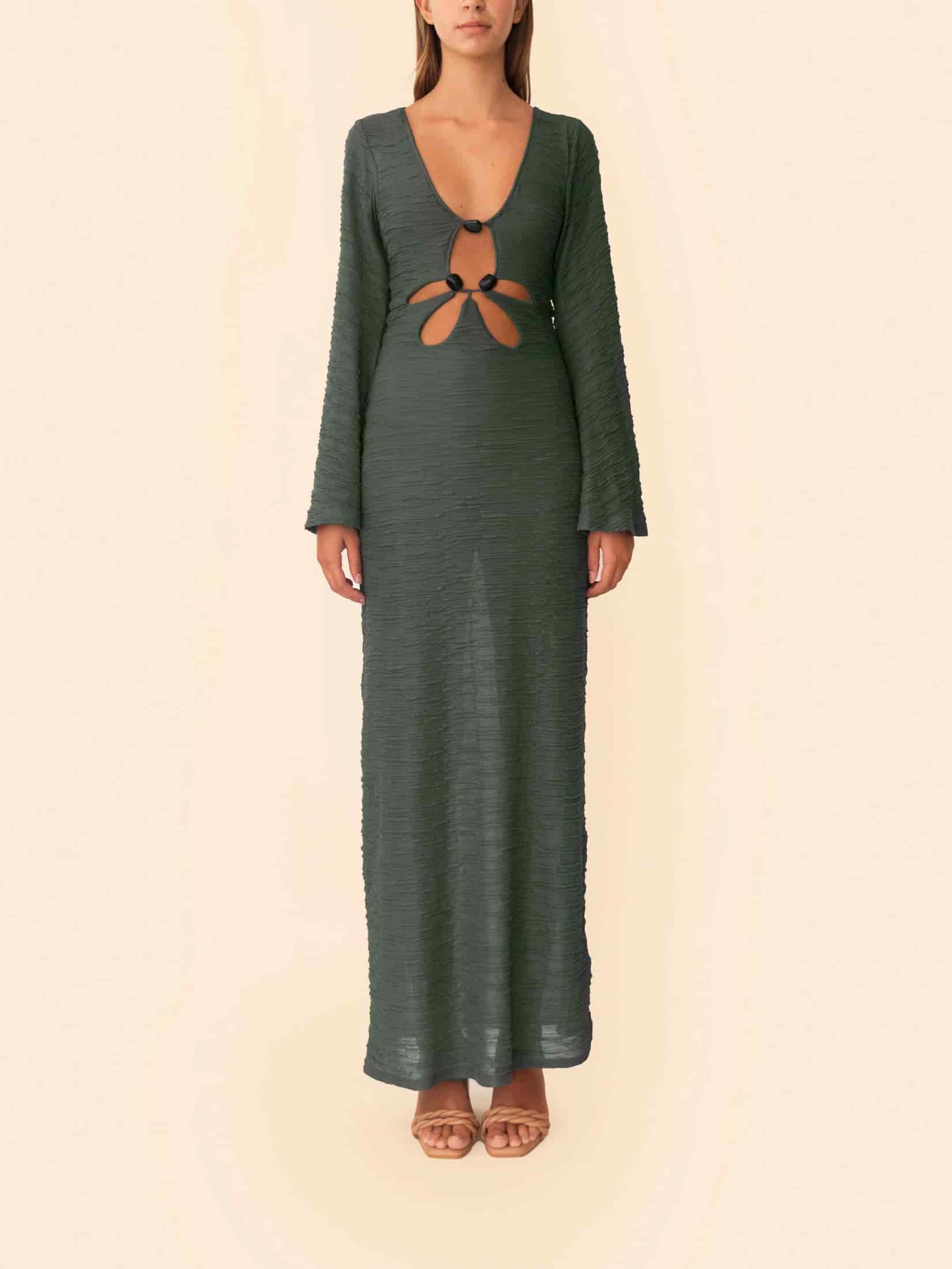 DALI DRESS SACRAMENTO GREEN - miniatura 2