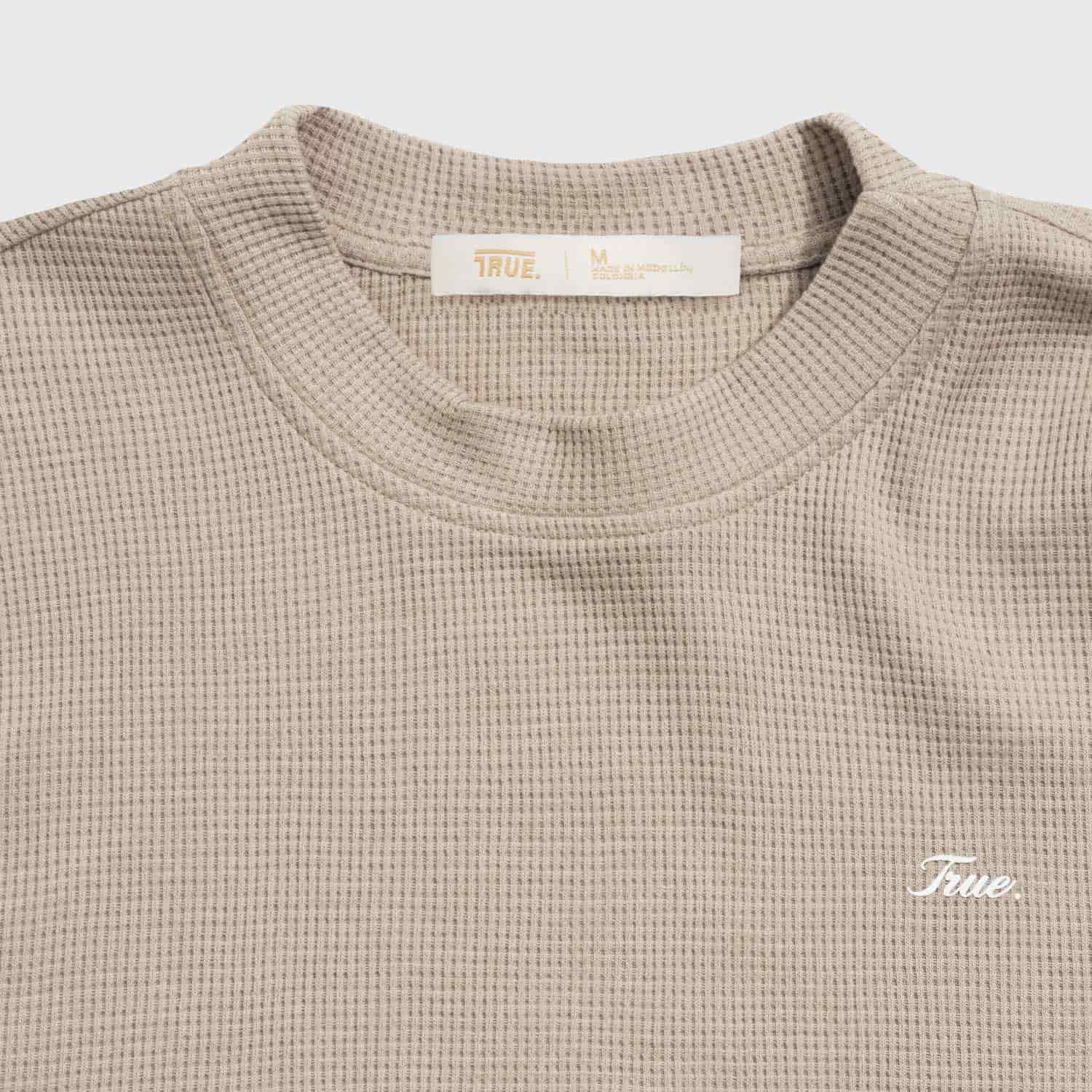 Textured Boxy Tee - Sand - miniatura 6