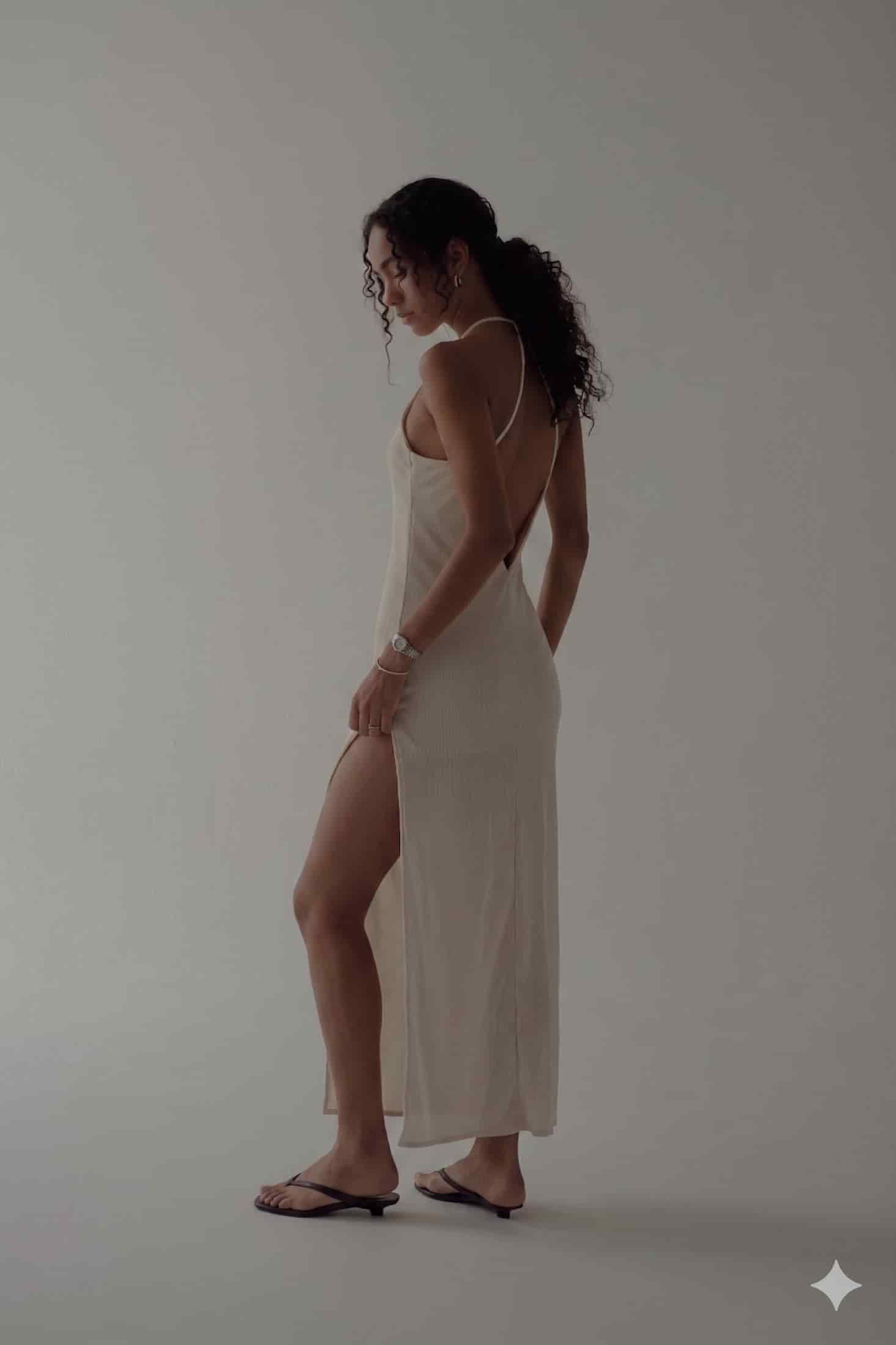 UNDRESSING DRESS - VANILLA - miniatura 9