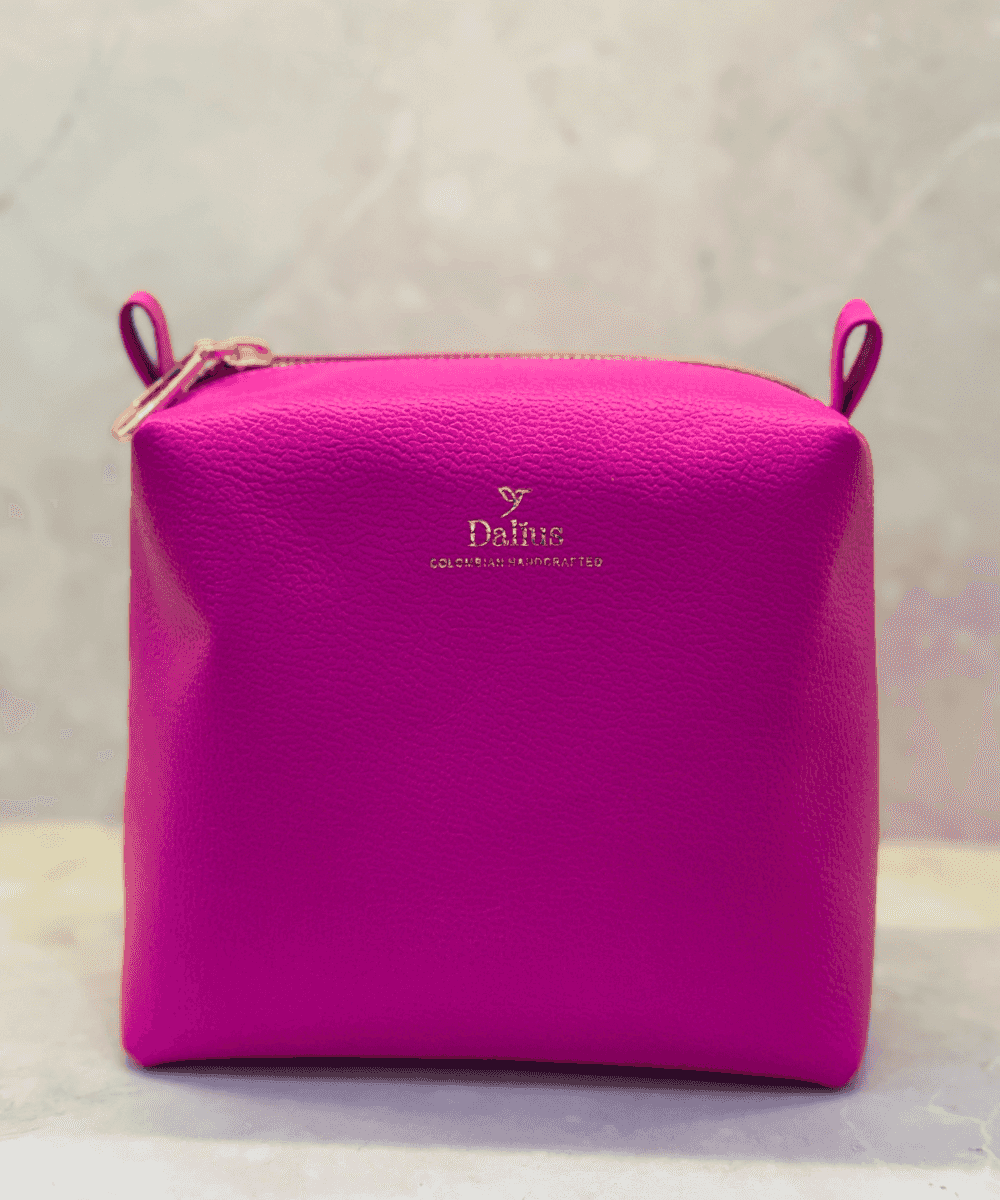 Bolso Transparente Mediano Fucsia - miniatura 2