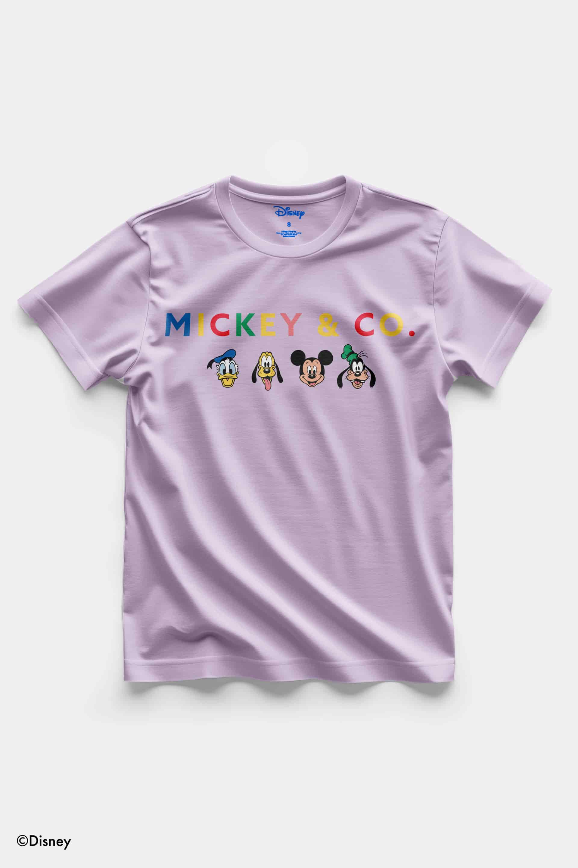 T-Shirt  Lila Mickey y Amigos - miniatura 3