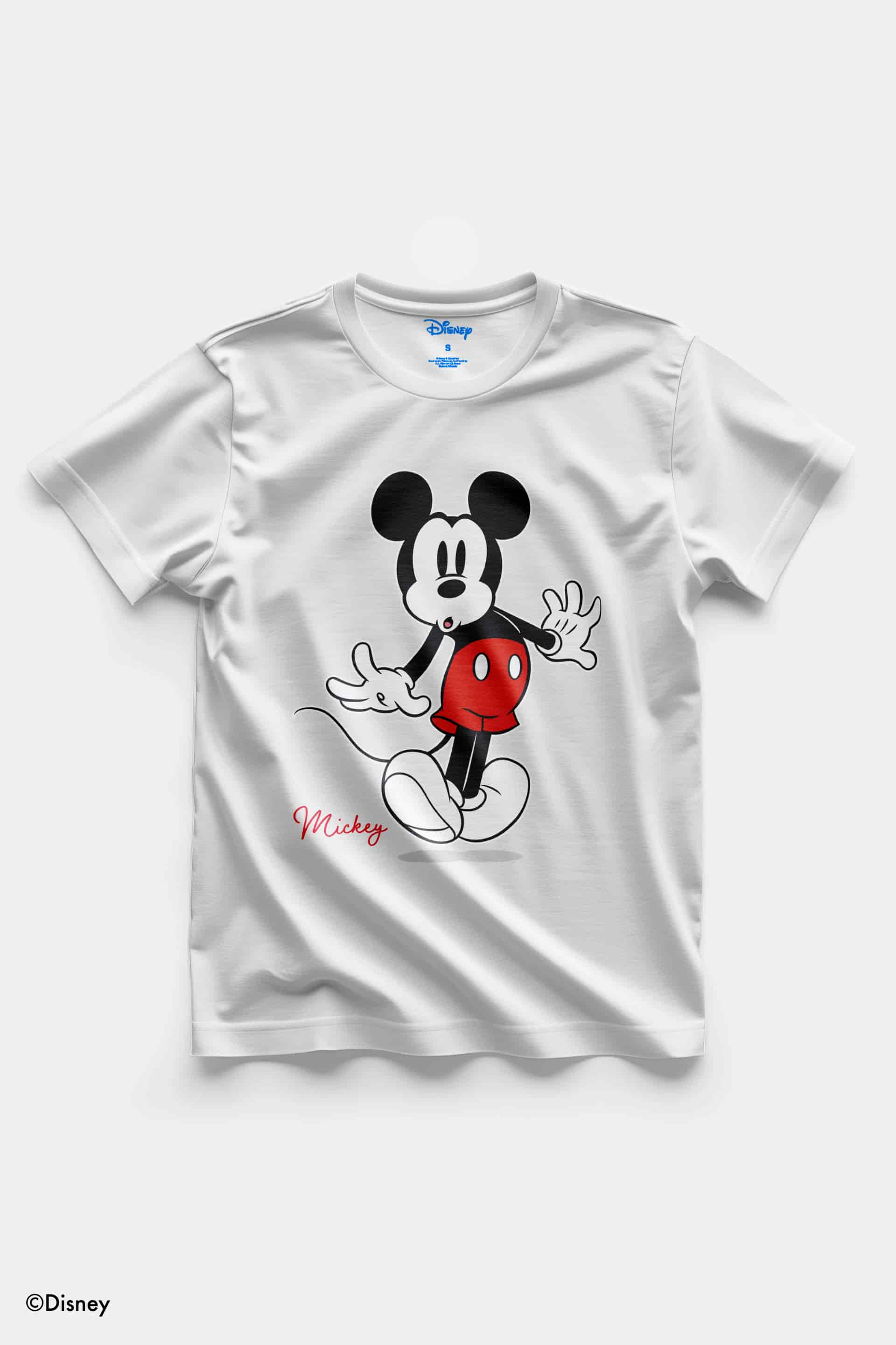 T-Shirt Blanca Mickey Mouse - miniatura 1