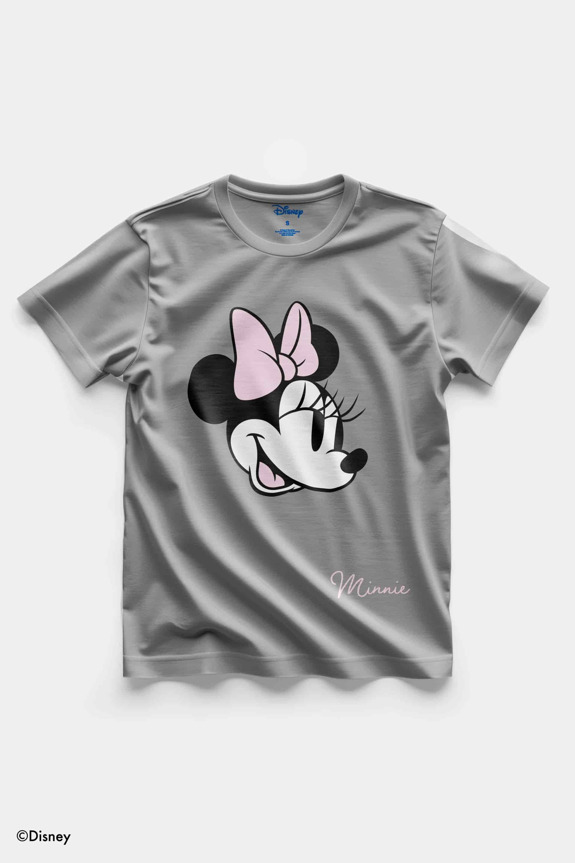 T-Shirt Gris Minnie Mouse - miniatura 1
