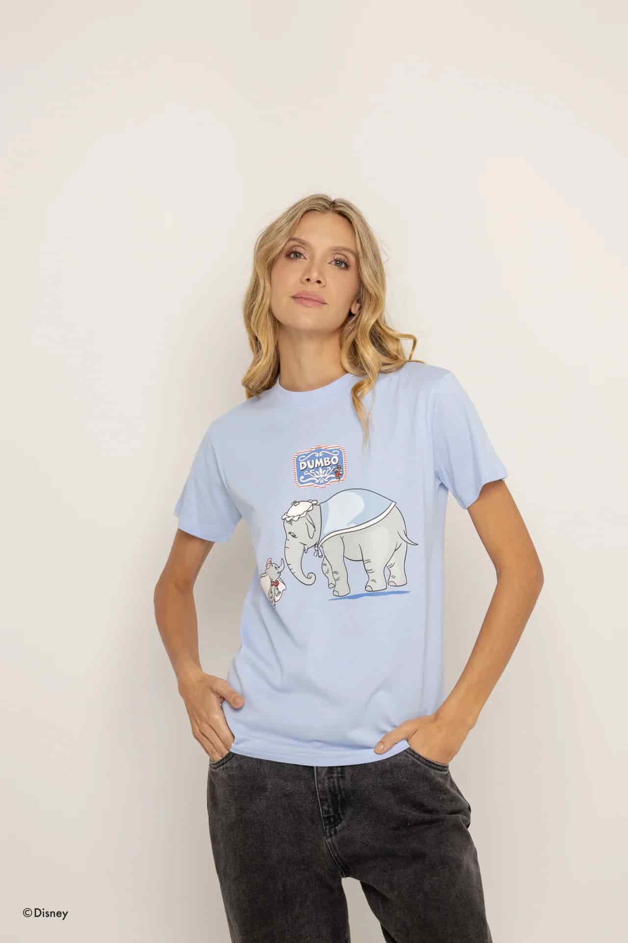 T-Shirt Azul Dumbo - miniatura 2