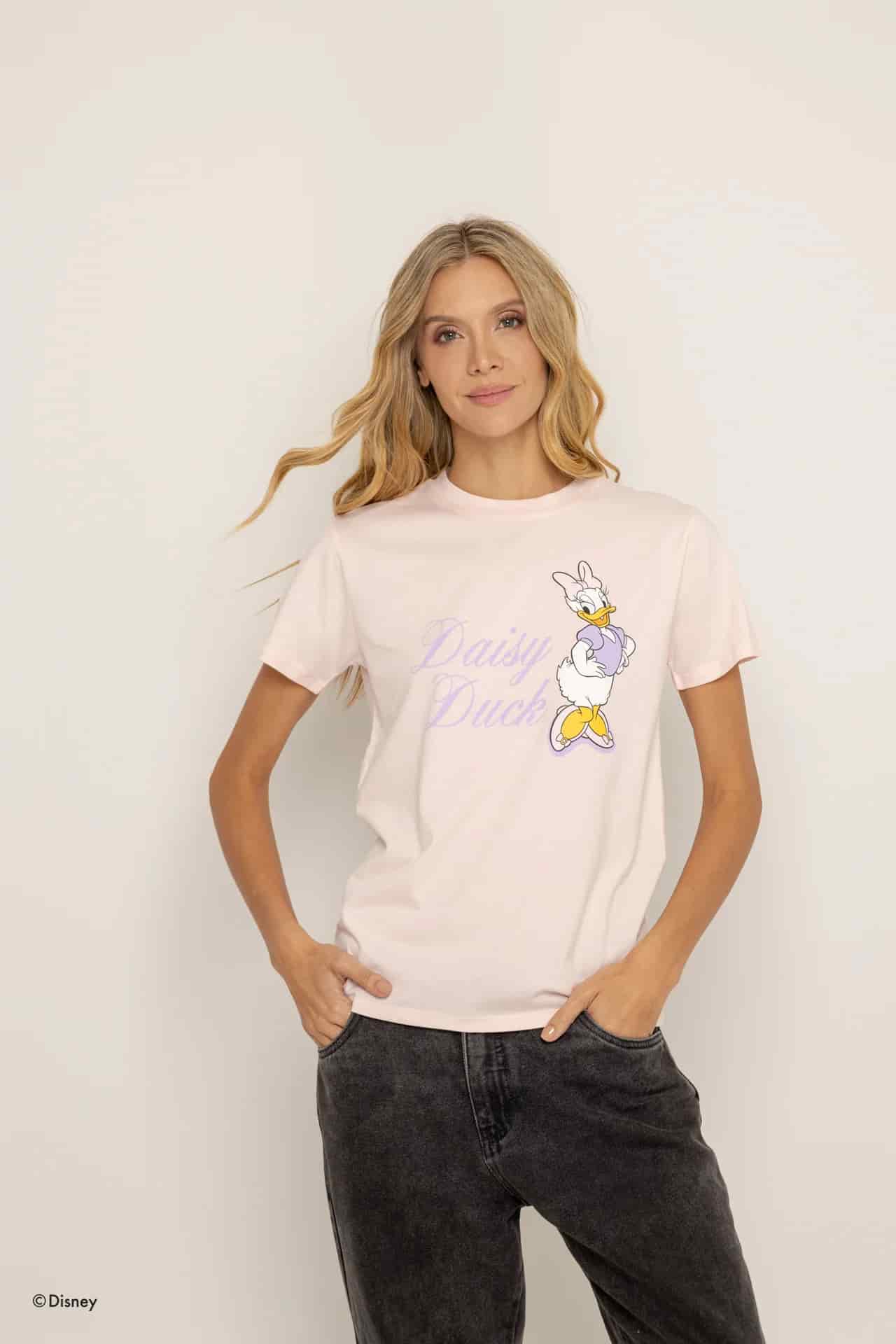 T-Shirt Rosa Daisy Duck - miniatura 2