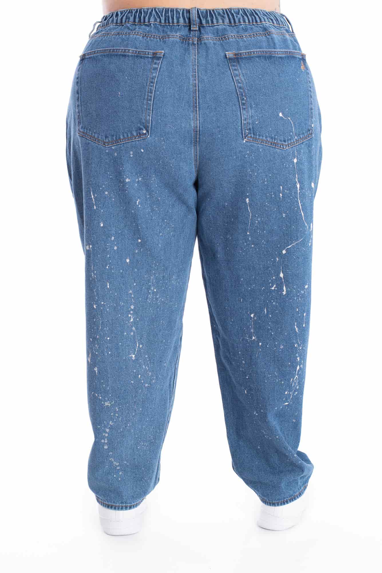 Jean Boyfriend Azul Medio Plata 377 - miniatura 12