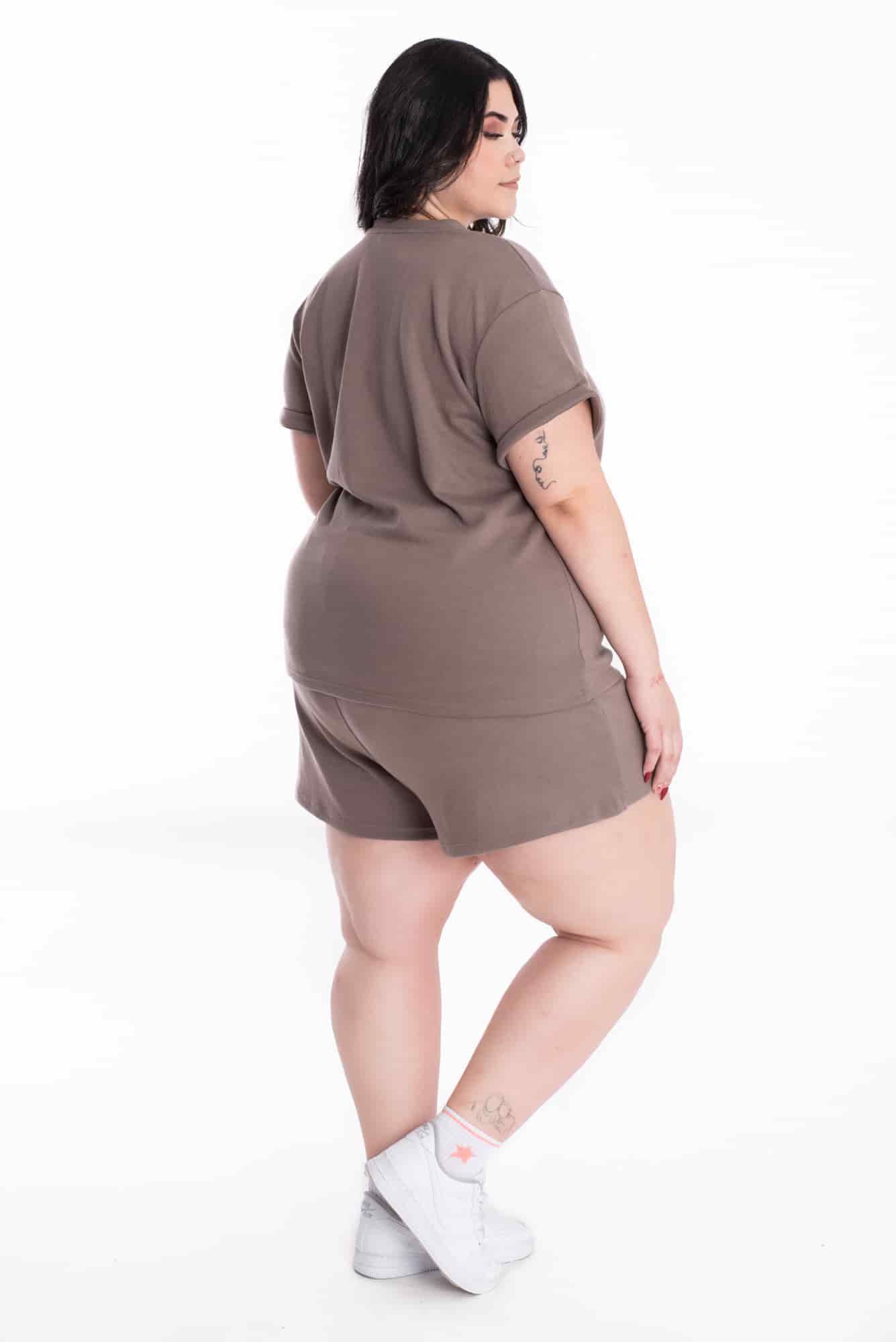 Camiseta Lorena Cocoa Tela Premium - miniatura 12