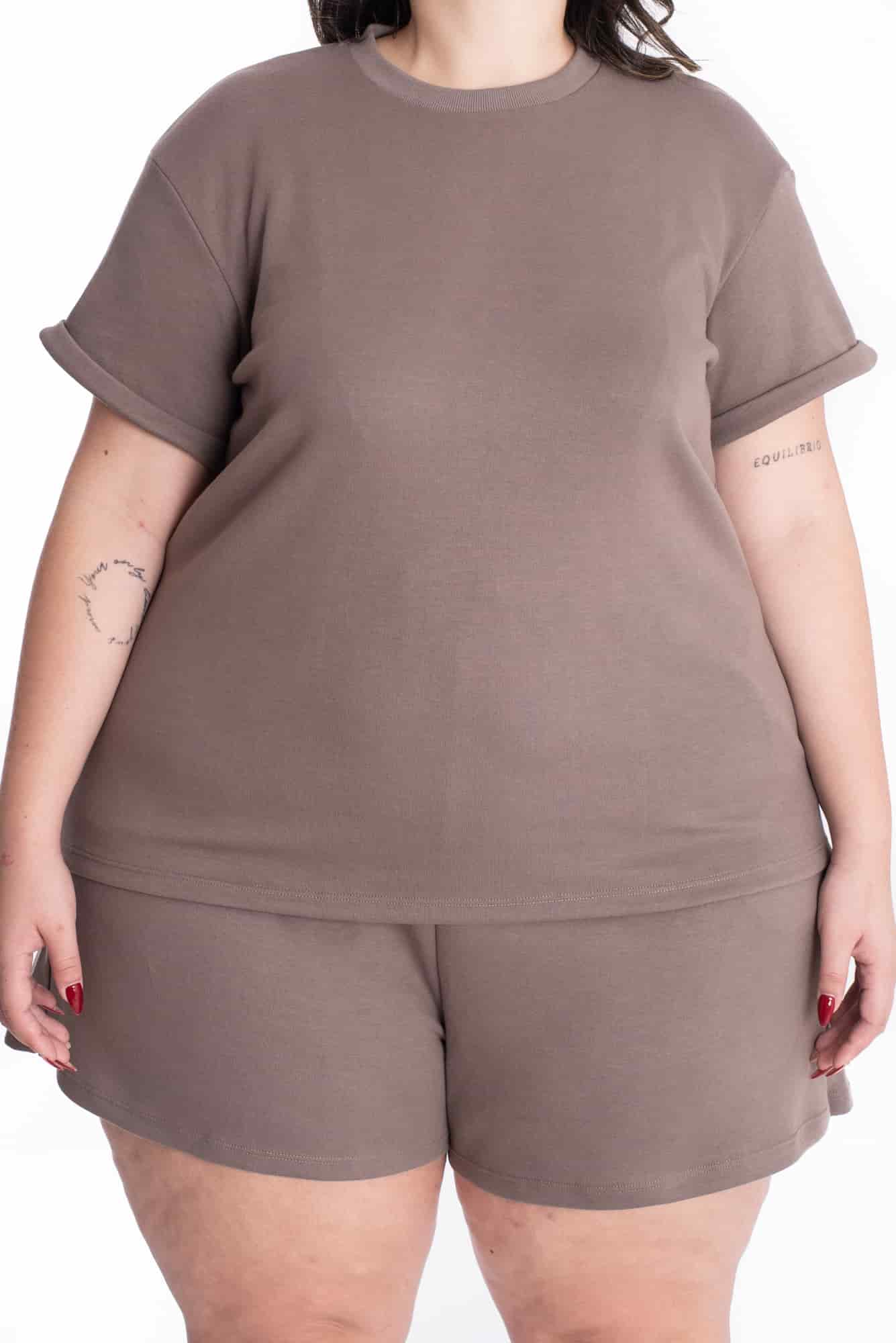 Camiseta Lorena Cocoa Tela Premium - miniatura 11