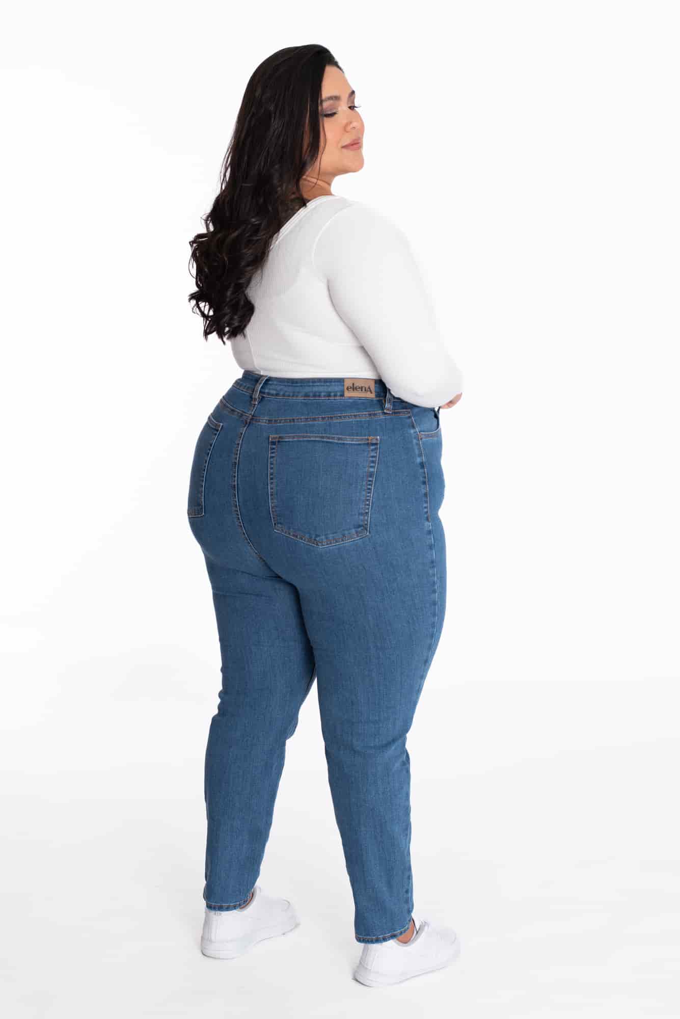 Jean Skinny Azul Medio Roto 407 - miniatura 14