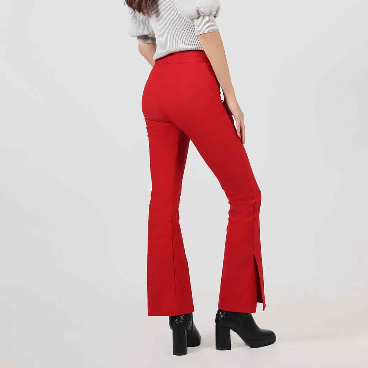 Pantalon tiro alto bota flare - miniatura 6