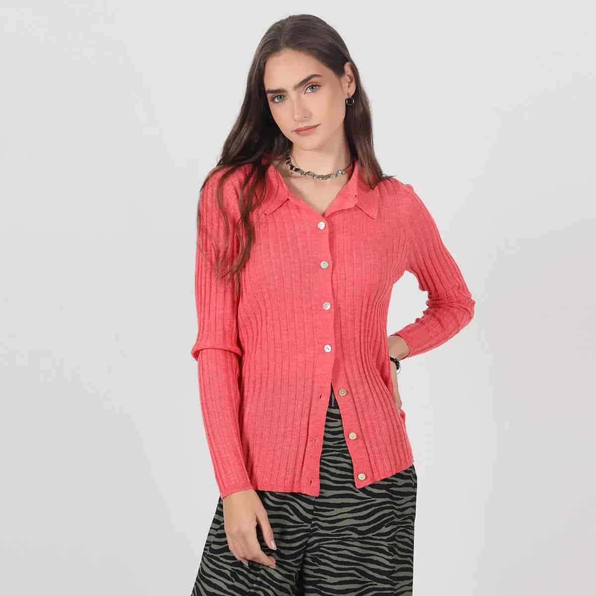 Sweater abierto manga larga - miniatura 1