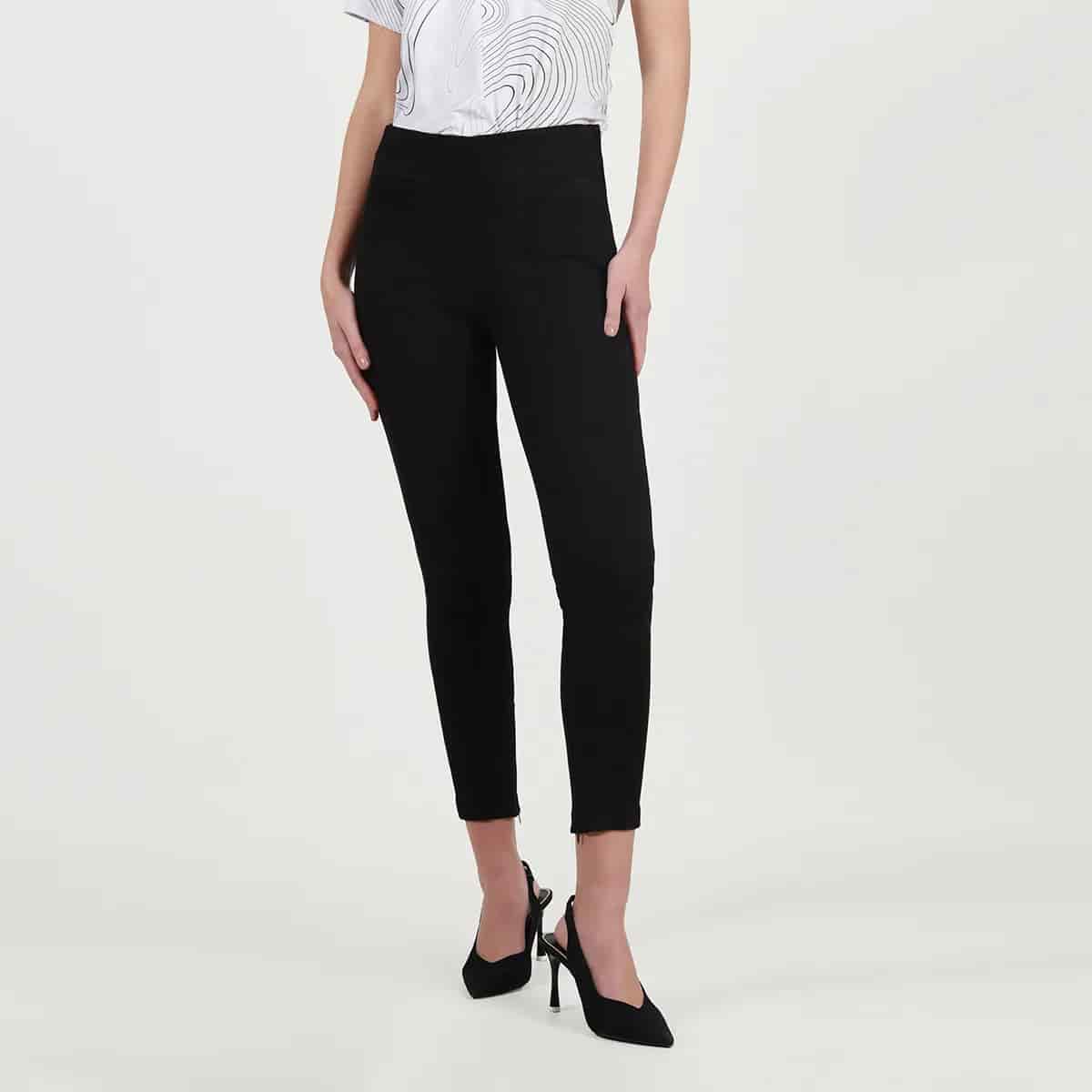 Pantalon tiro alto bota skinny - miniatura 3