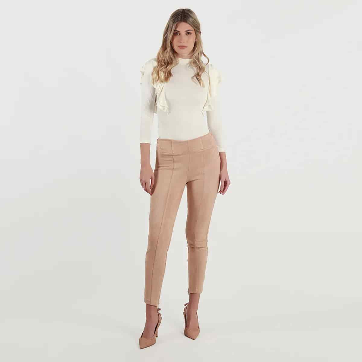 Pantalon tiro alto bota skinny - miniatura 5