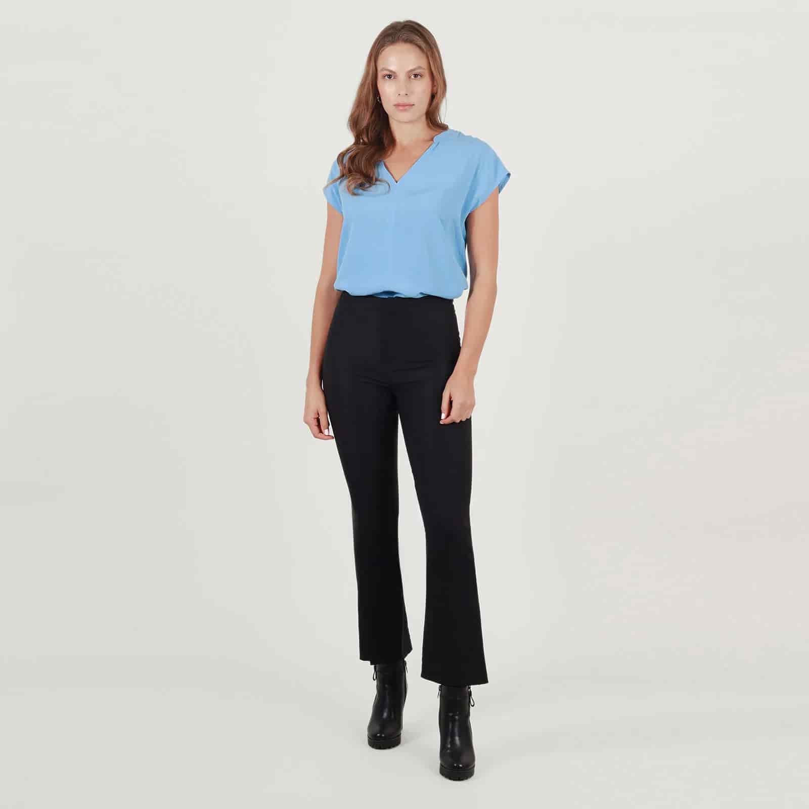 Pantalon Tiro Alto Bota Flare - miniatura 1