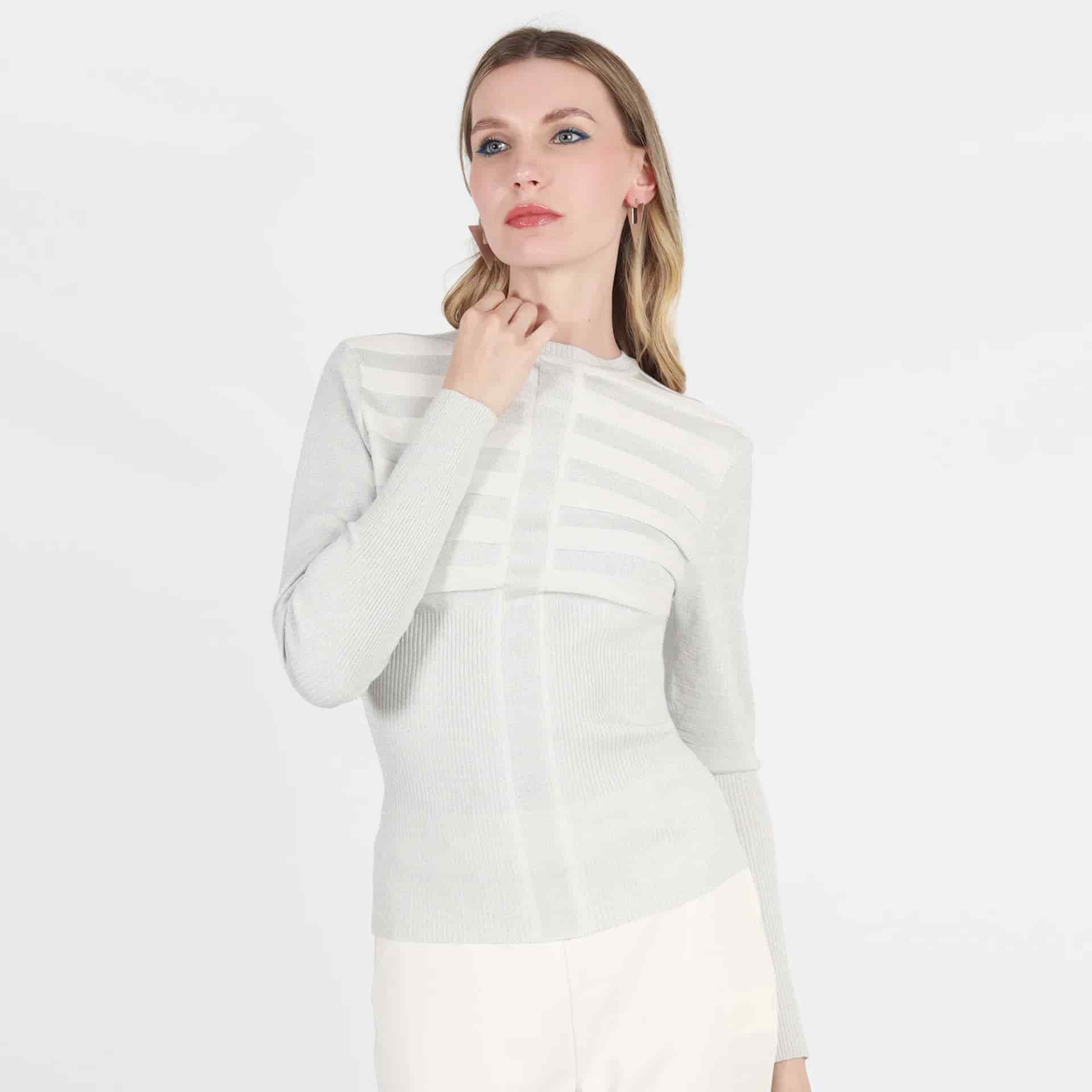 Sweater Cuello Redondo Manga Larga - miniatura 7