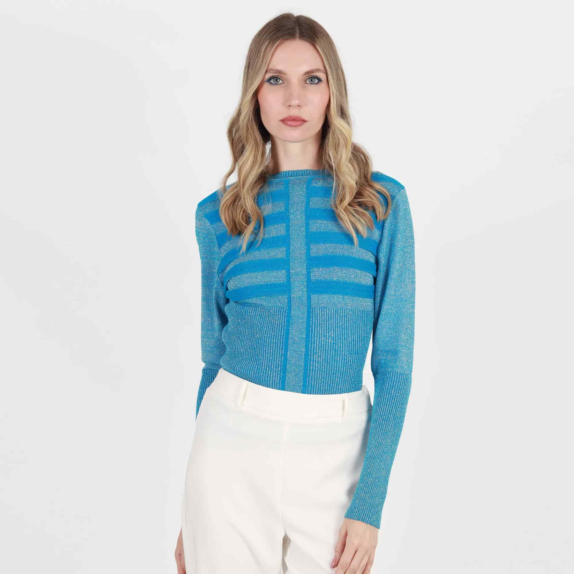 Sweater Cuello Redondo Manga Larga - miniatura 1